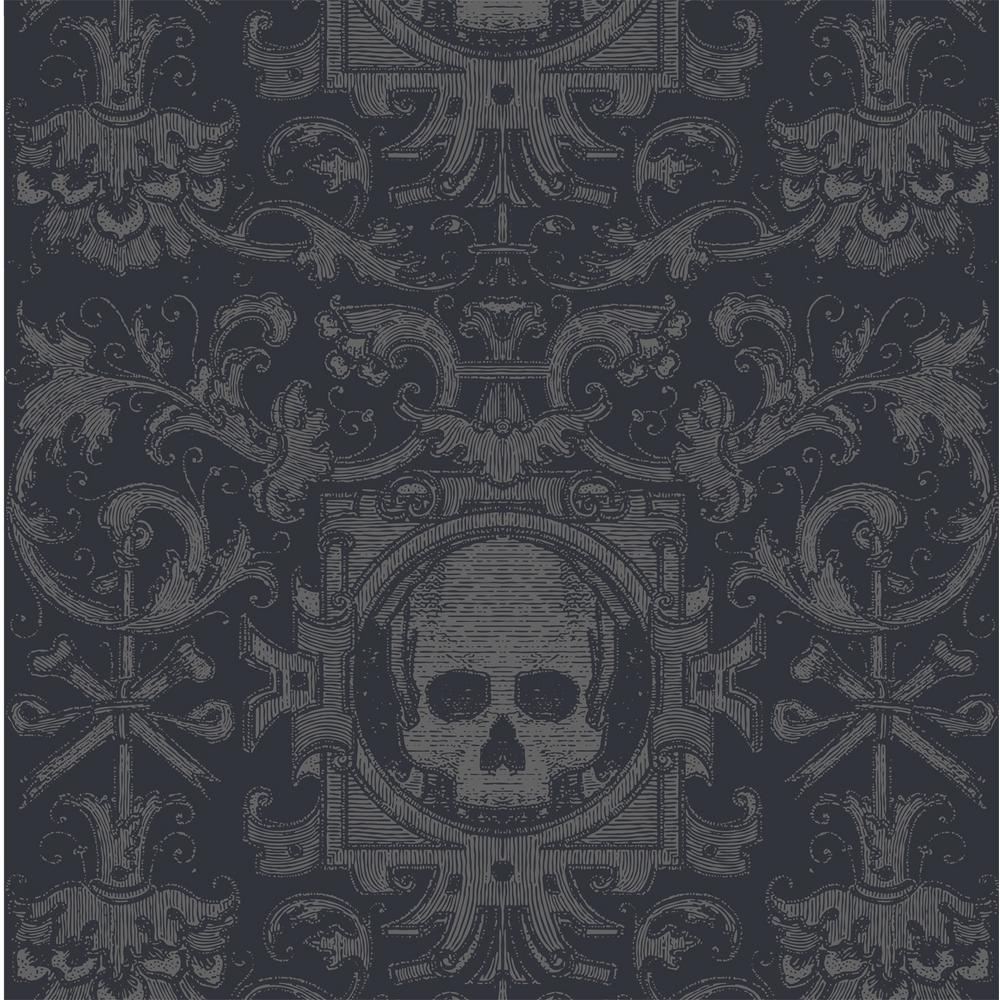 1000x1000 Mitchell Black Debut Collection Skull Box in Black Premium Matte