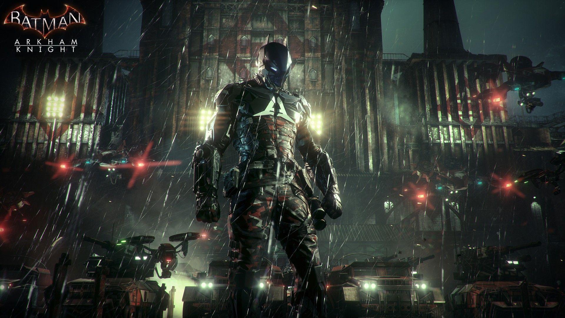 1920x1080 Batman Arkham Knight Full Suit Desktop Wallpaper