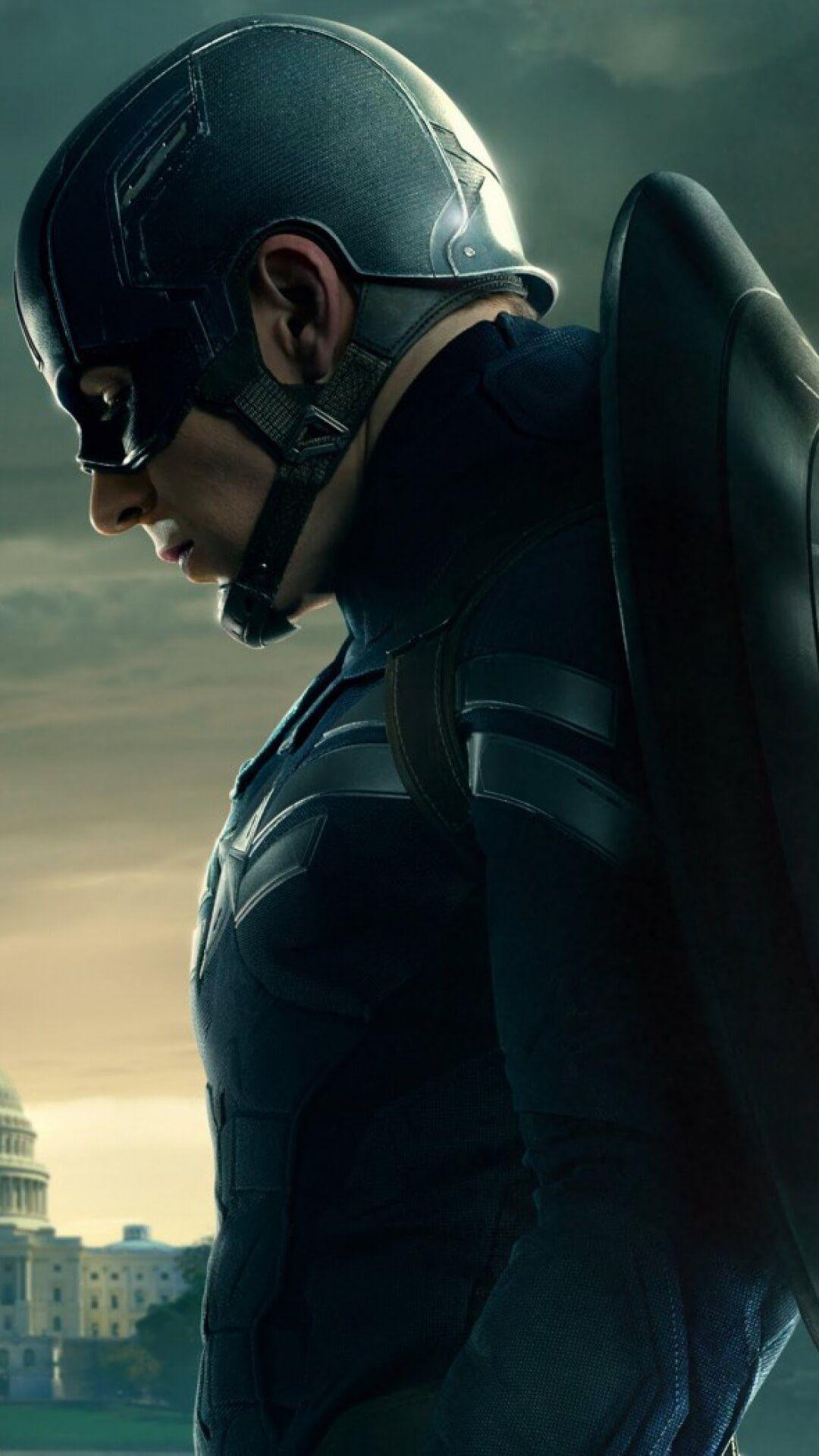 1080x1920 Captain America iPhone Background