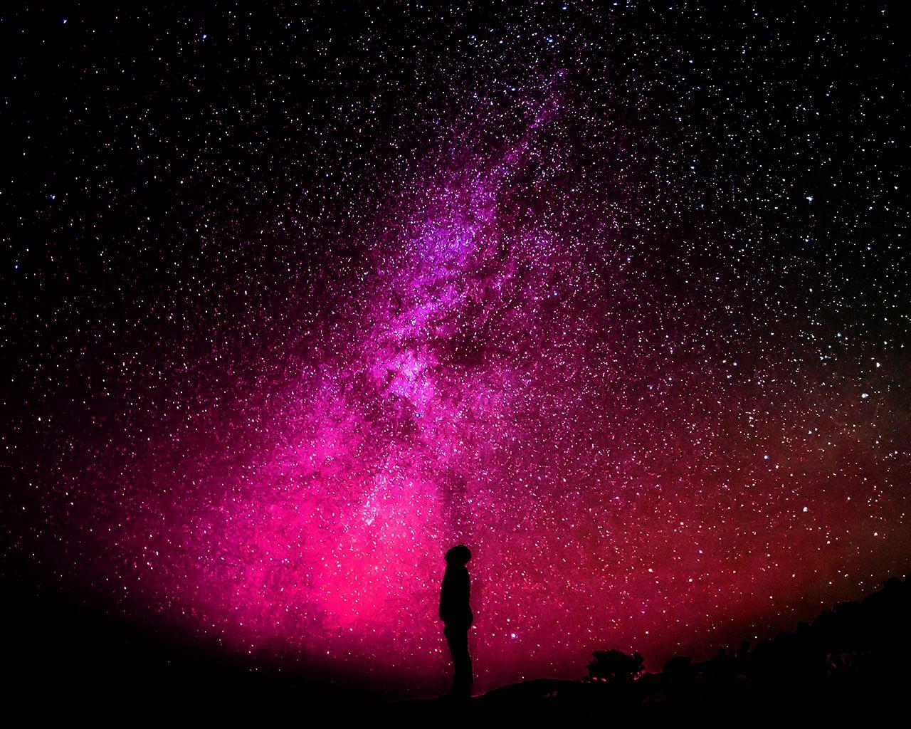 1280x1024 desktop wallpaper. sky galaxy milkyway space