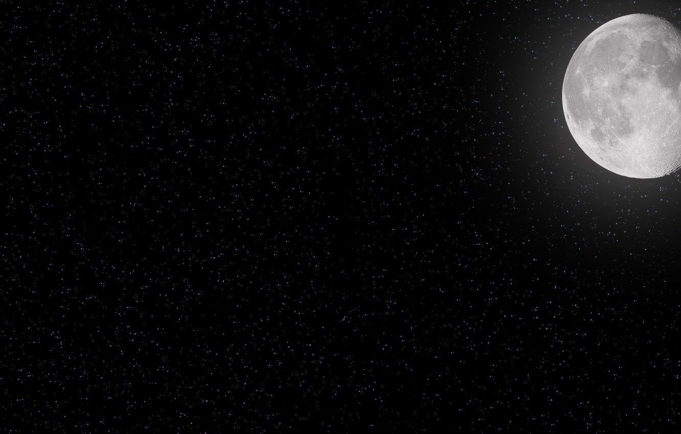 1332x850 Photo Wallpaper The Sky, Space, Stars, The Moon, Space