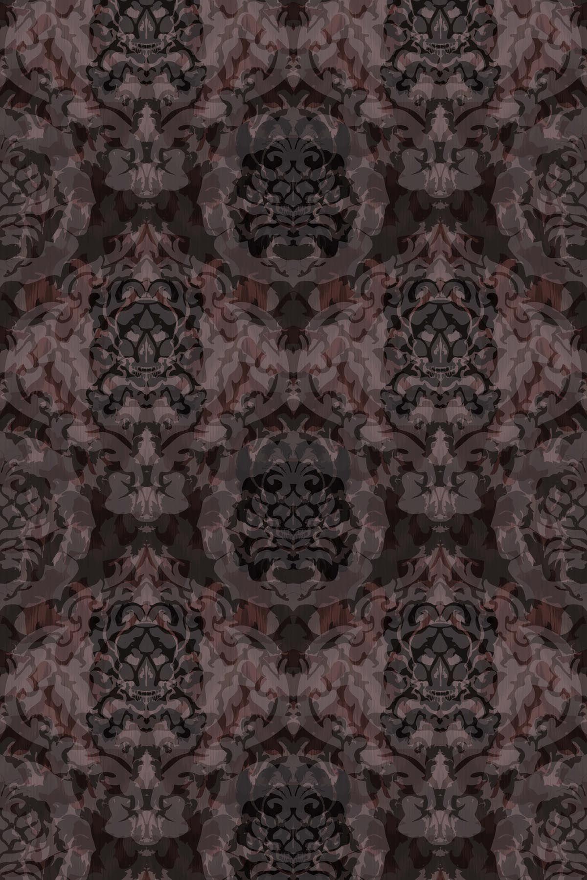 1200x1798 Timorous Beasties Wallcoverings Damask superwide wallpaper