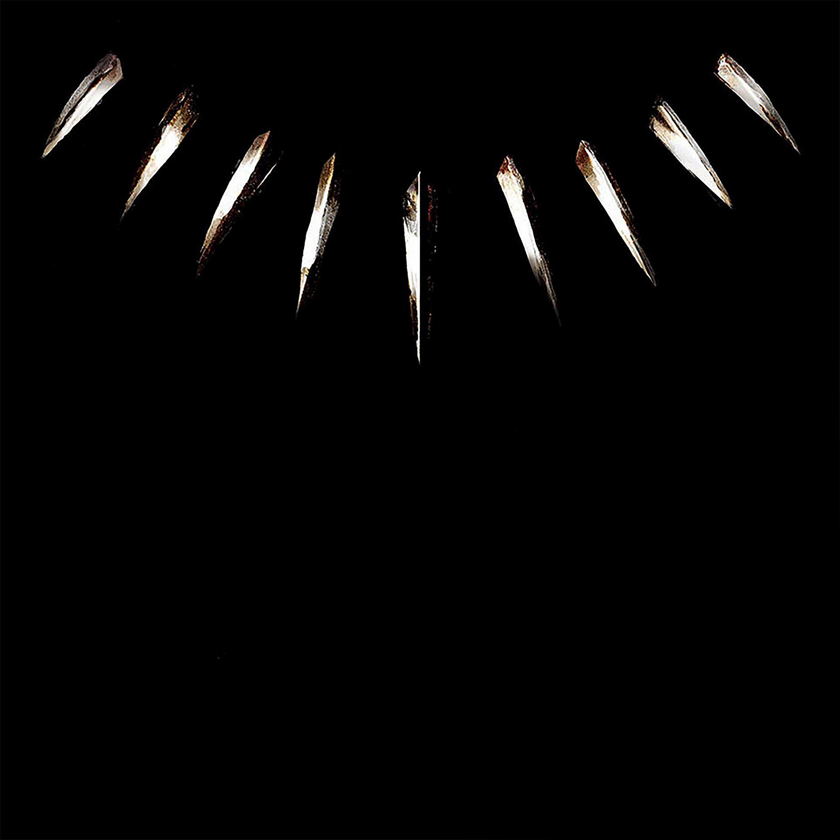 2732x2732 Minimal Simple Black Panther Marvel Hero Art Illustration Wallpaper
