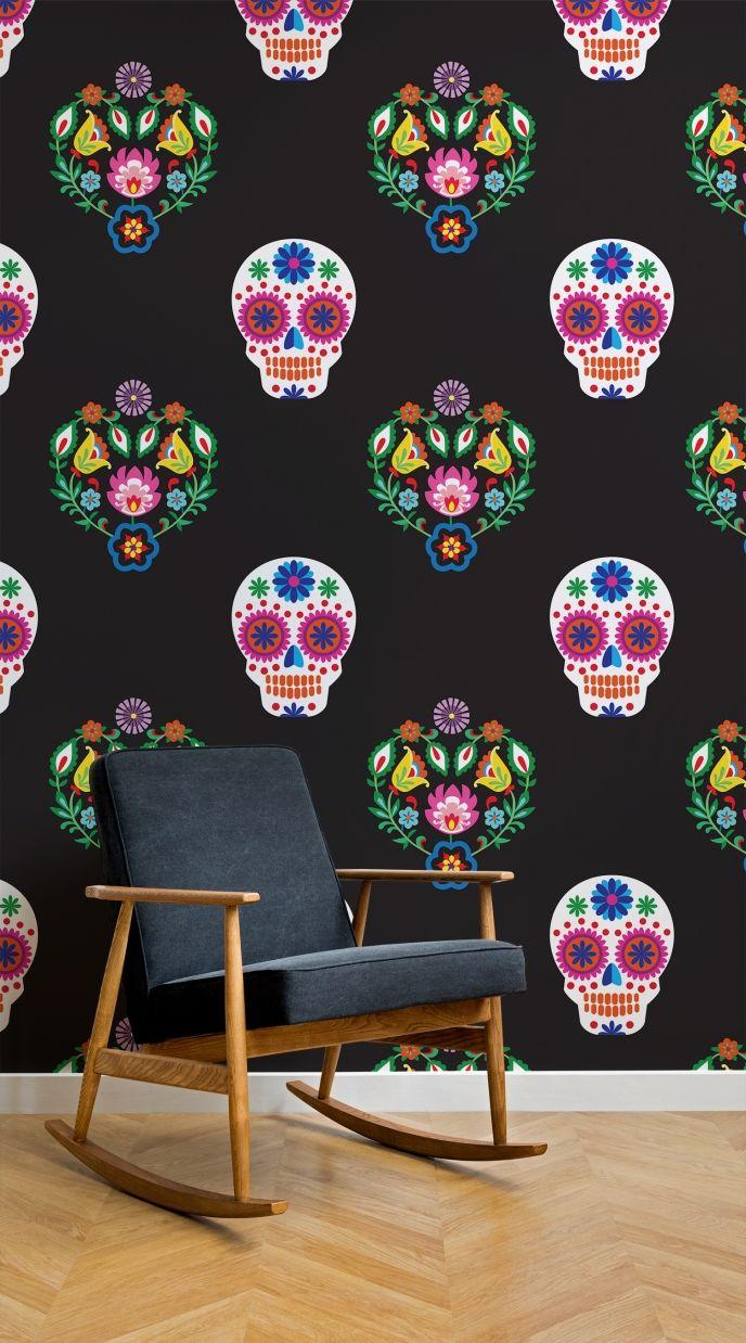 688x1238 Fabulous Day of the Dead wallpaper