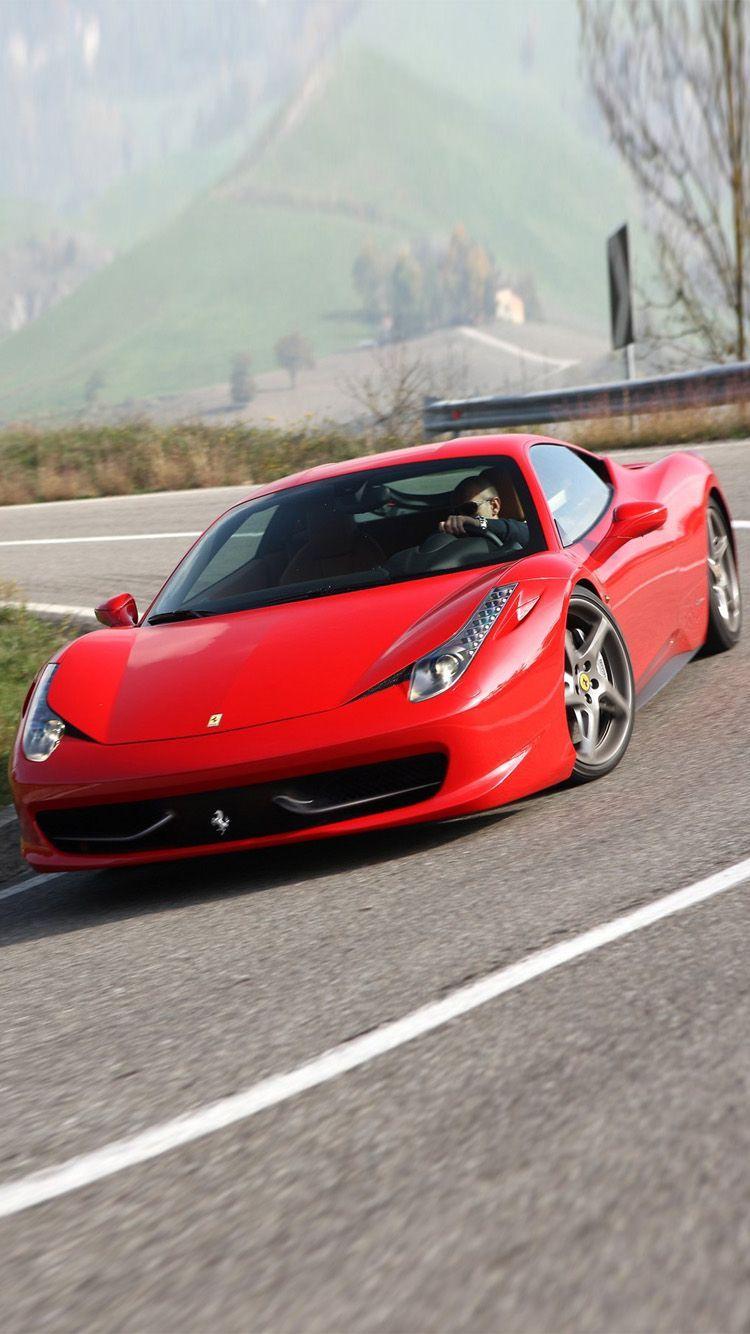 750x1334 Ferrari 458 Italia IPhone 6 6 Plus Wallpaper. Carros, Auto