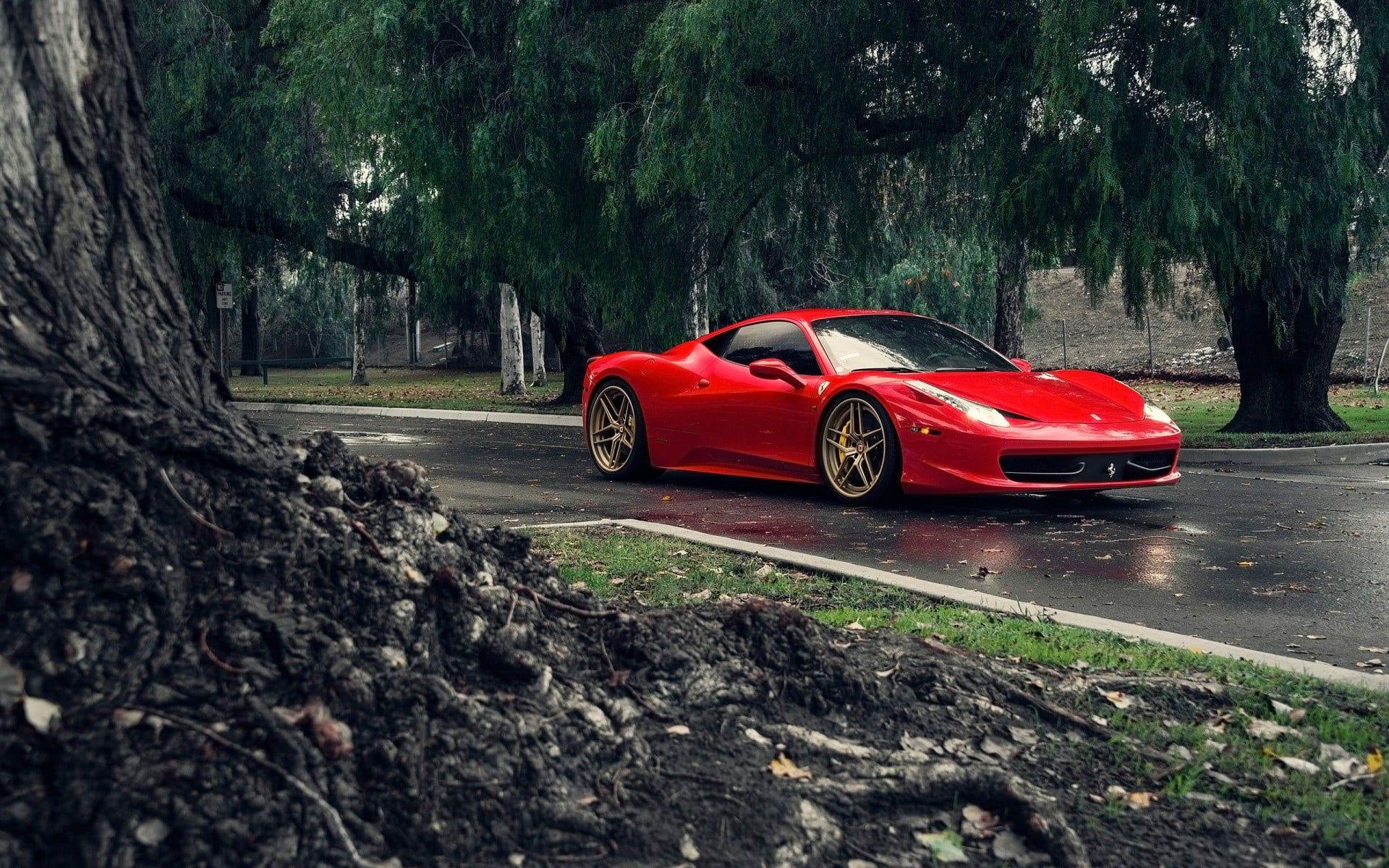 1920x1200 Red Ferrari coupe, Klässen iD, Ferrari, Ferrari 458 Italia HD