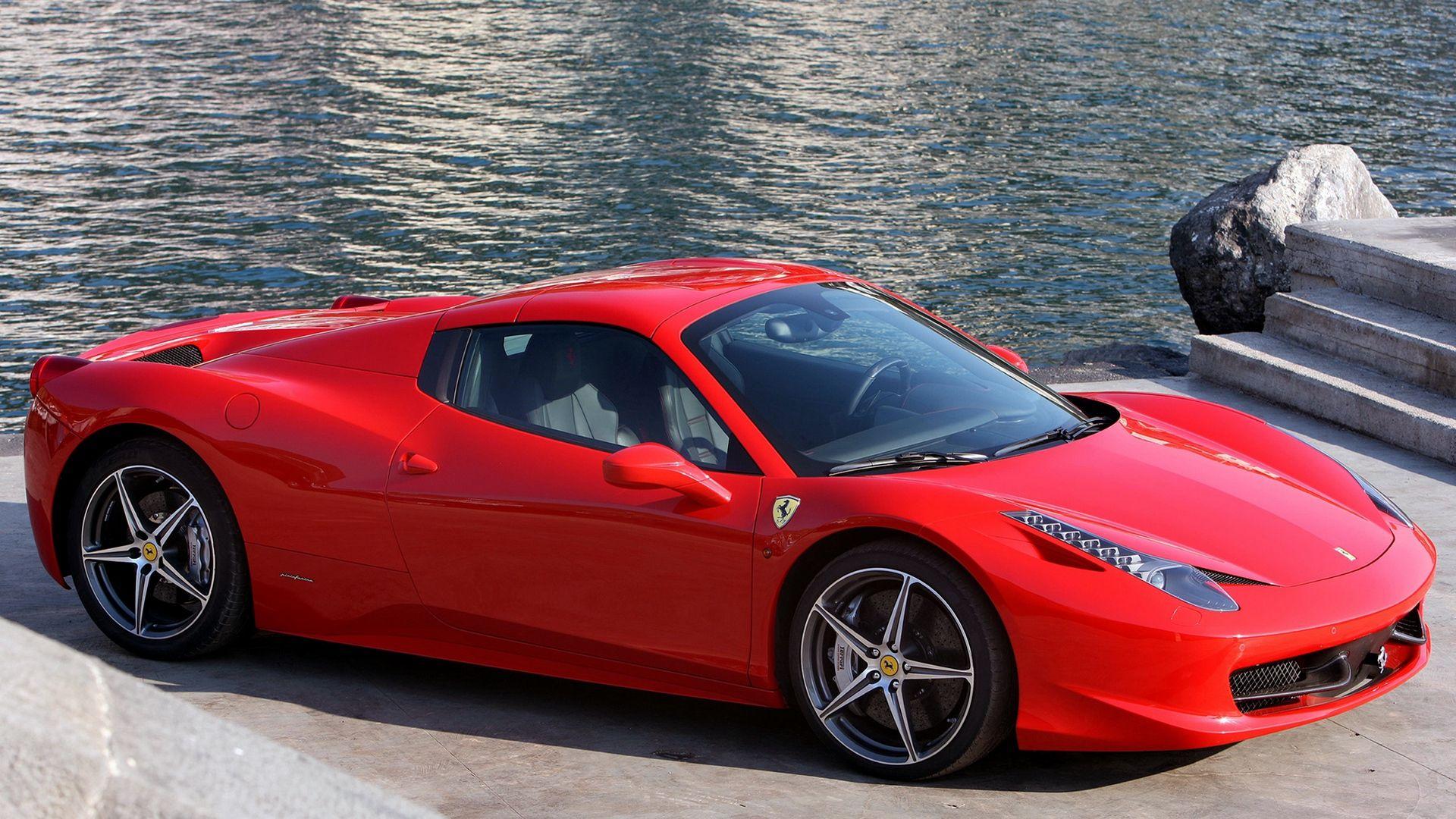1920x1080 Download wallpaper 1920x1080 ferrari, 458 italia, spider, red