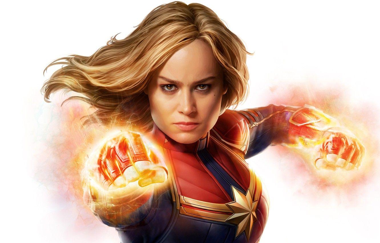 1332x850 Wallpaper fiction, costume, white background, comic, MARVEL, Carol