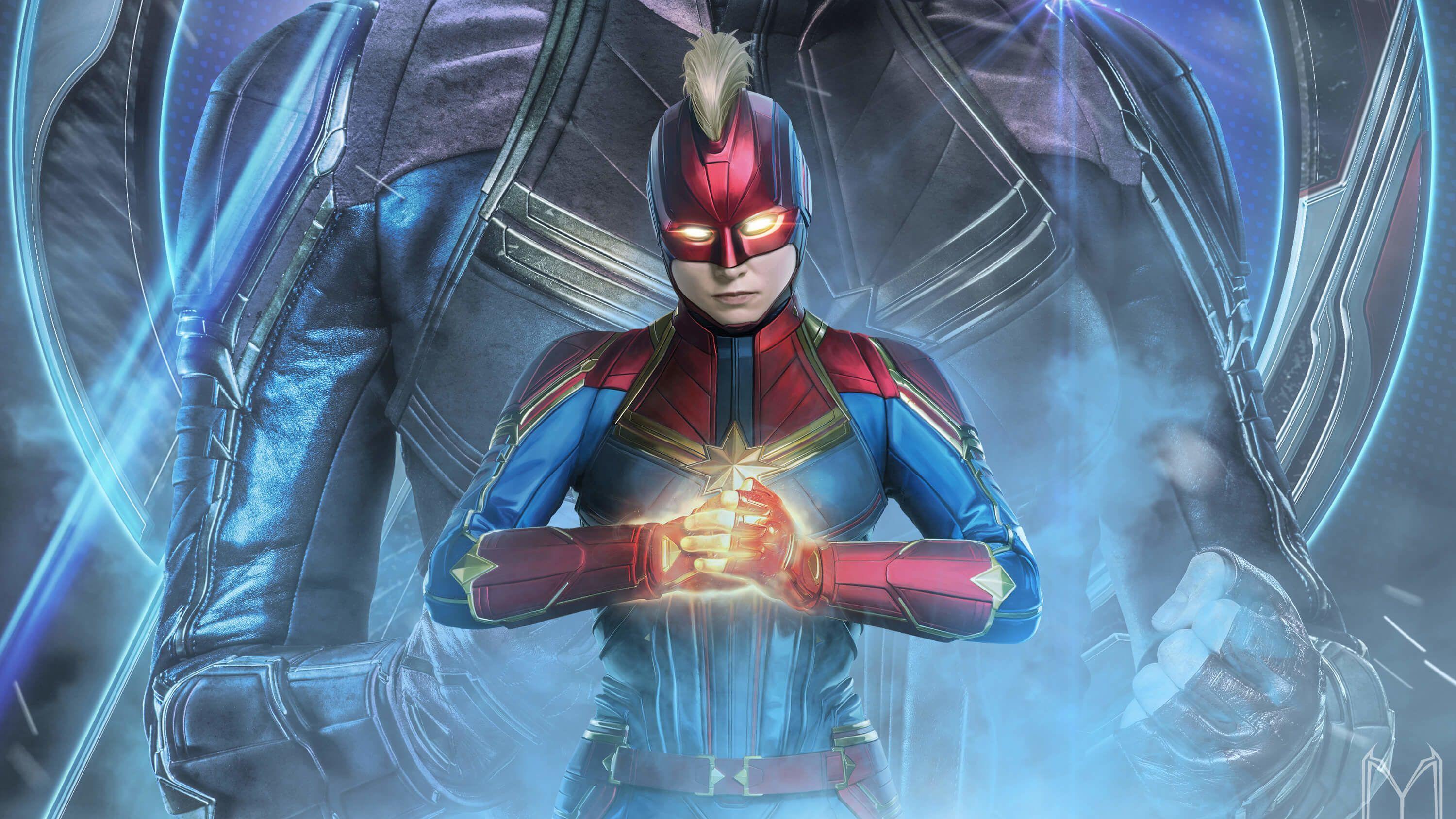 3000x1688 Photo Wallpaper Marvel, Woman, Carol Danvers, Captain