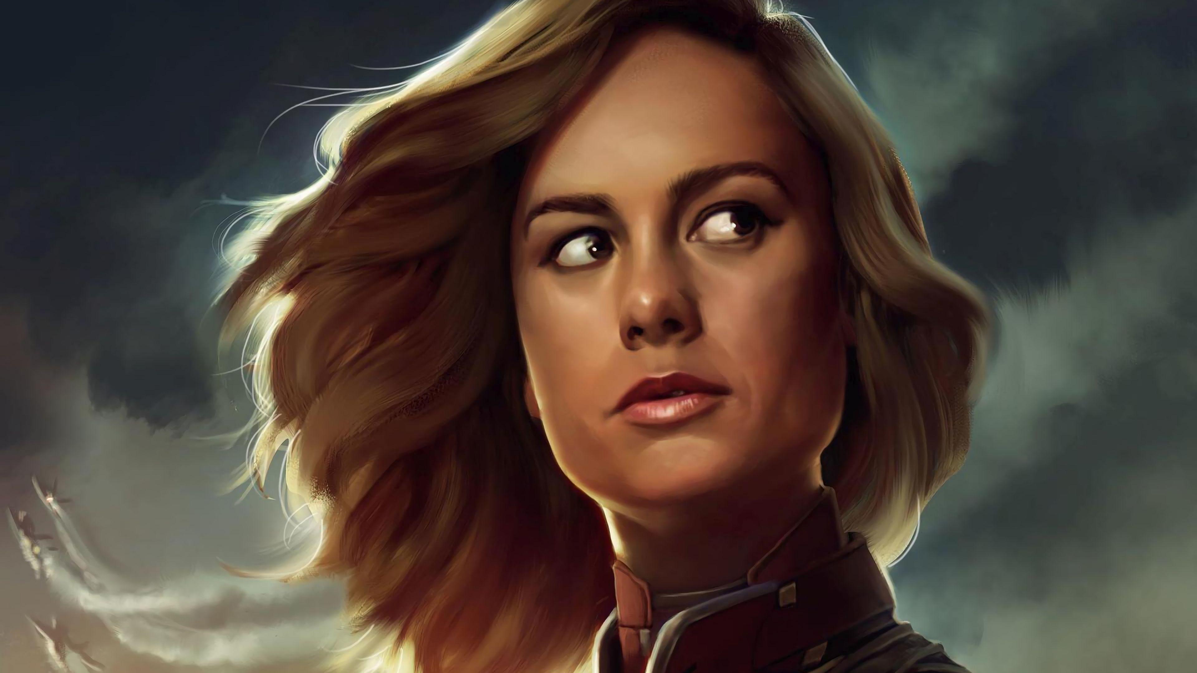 3840x2160 Wallpaper 4k Captain Marvel Carol Danvers Brie Larson Movie 2019