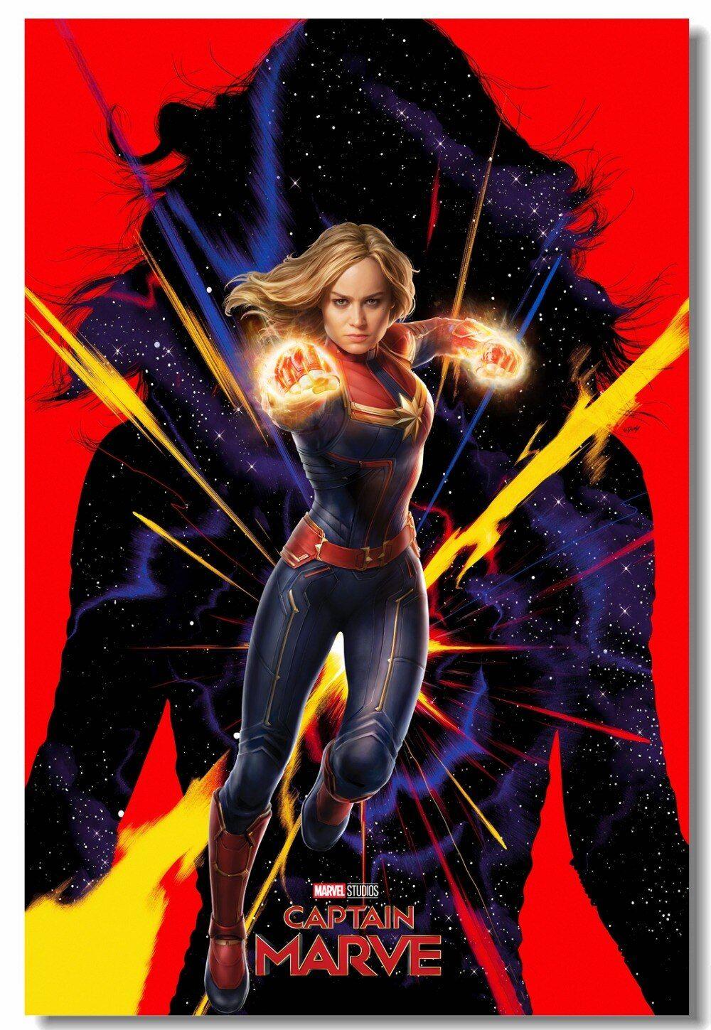 1000x1449 Custom Canvas Wall Painting Captain Marvel Poster Captain Marvel