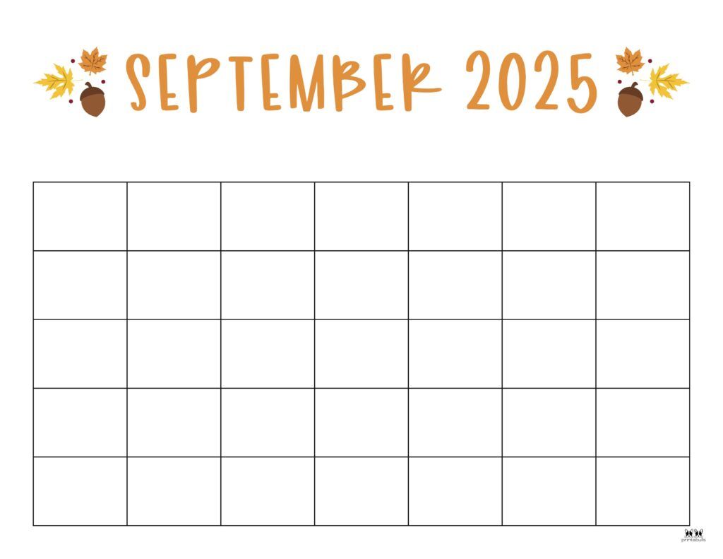 1024x791 September 2025 Calendars FREE Printables