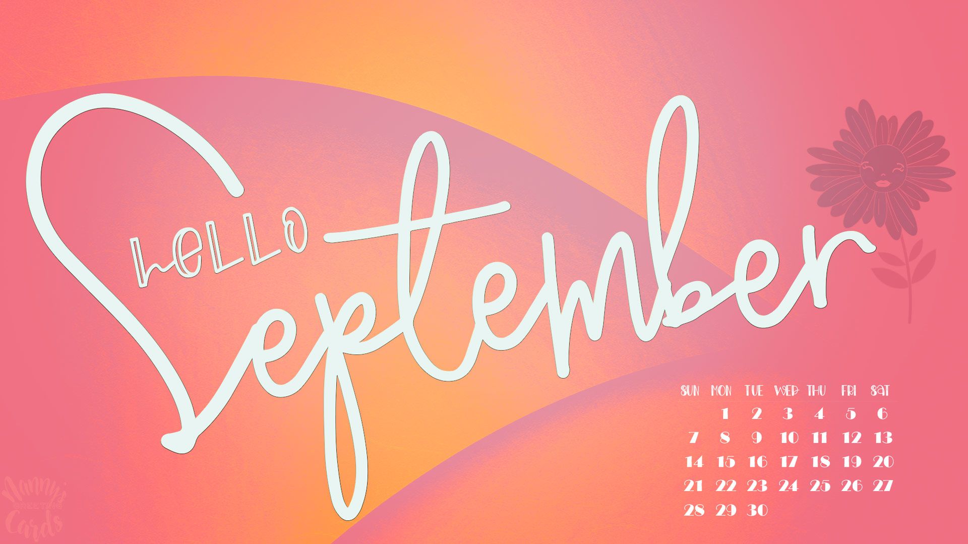 1920x1079 Awesome September 2025 Calendar for Desktop