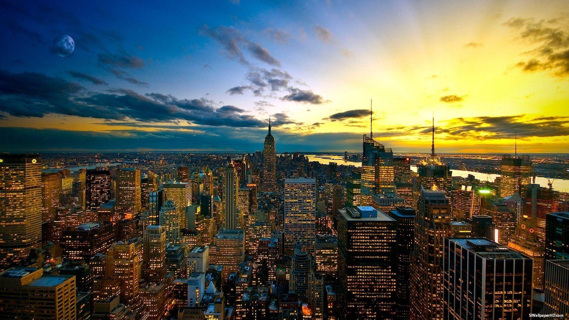 1920x1080 Skyline Wallpaper