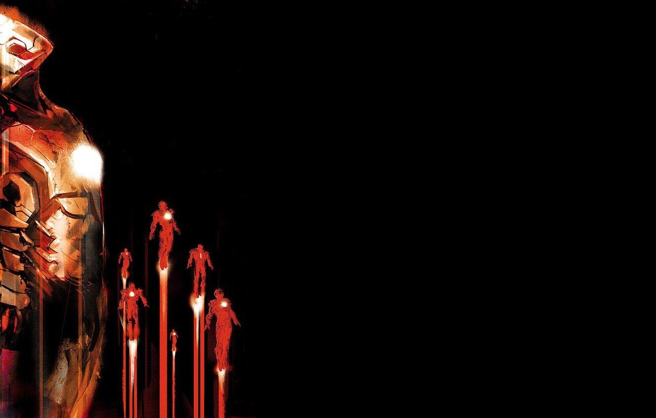 1332x850 Wallpaper minimalism, poster, Iron Man image for desktop, section