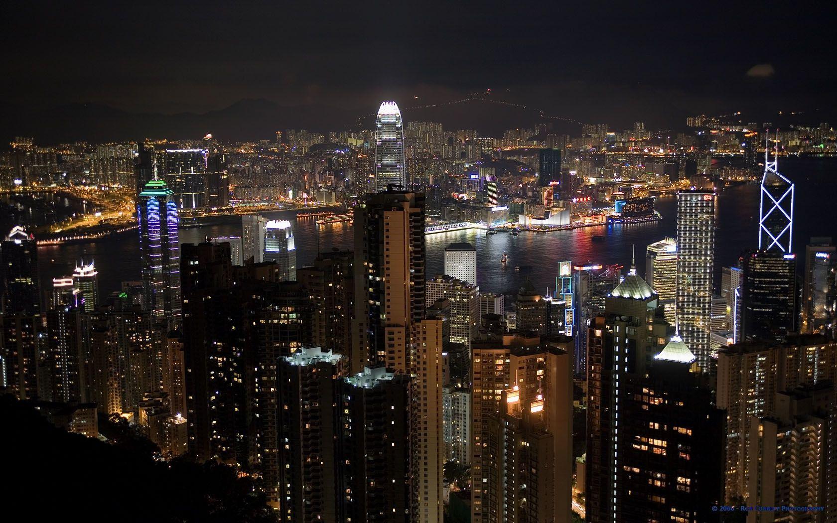 Hong Kong Skyline Wallpapers - Top Free Hong Kong Skyline Backgrounds ...