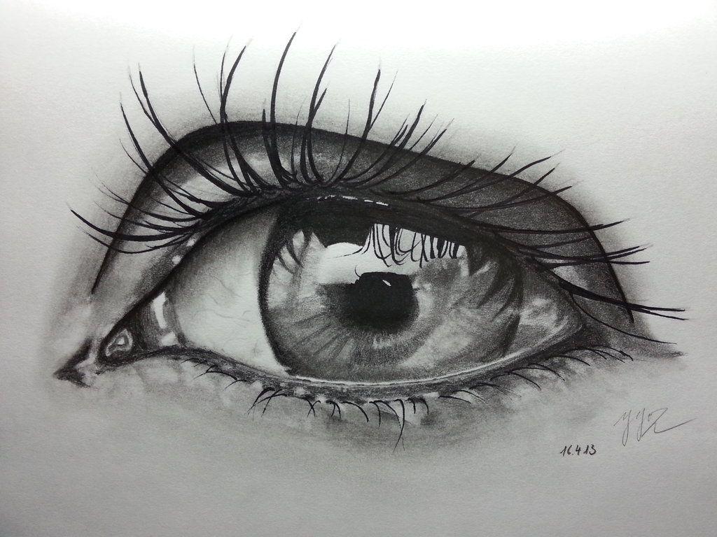 1024x768 Free download Pencil Drawing Eye 2 by ozastark [1024x768]