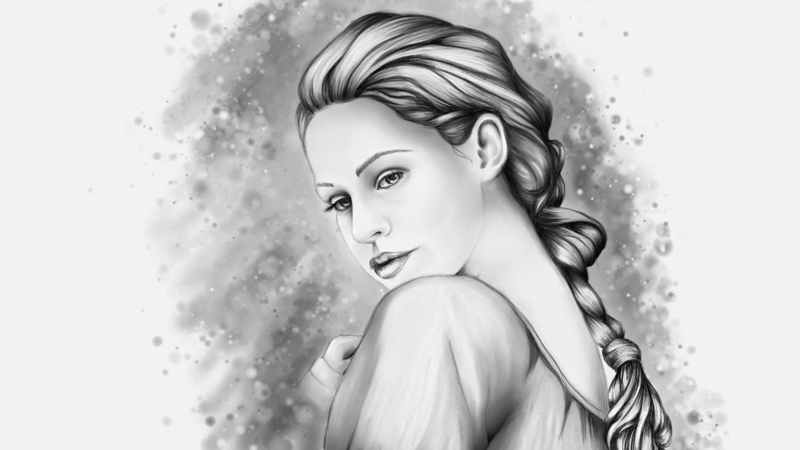 1600x900 Free download PENCIL DRAWING WALLPAPER 112381 HD Wallpaper