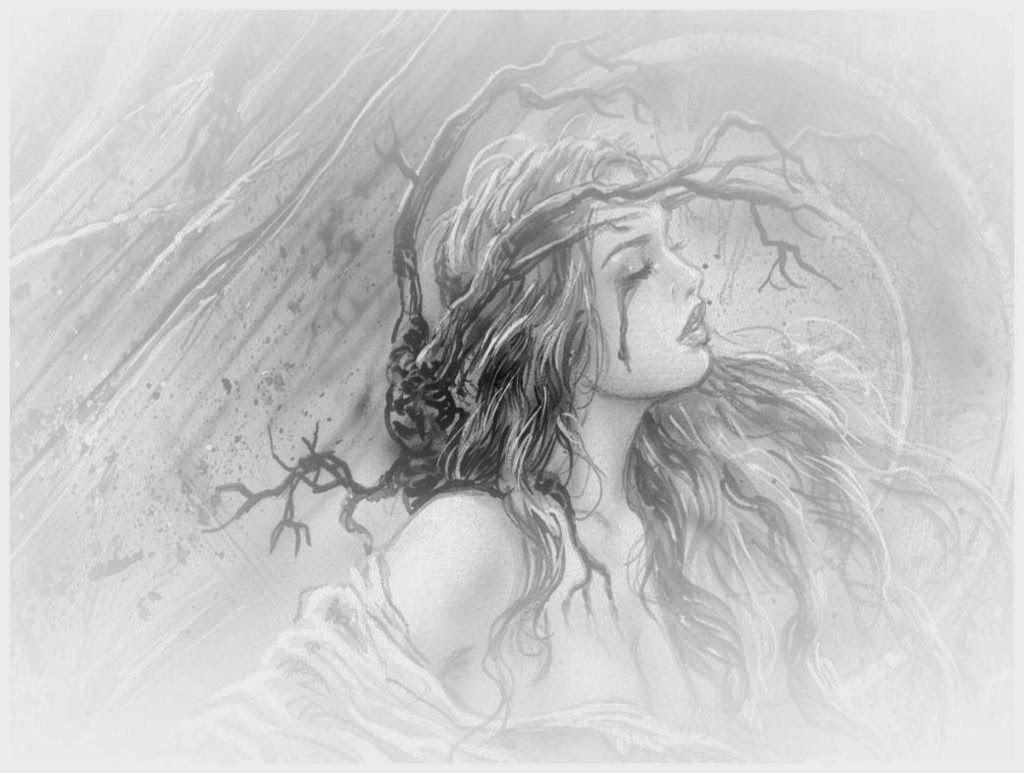 1024x773 Pencil Drawing Wallpaper
