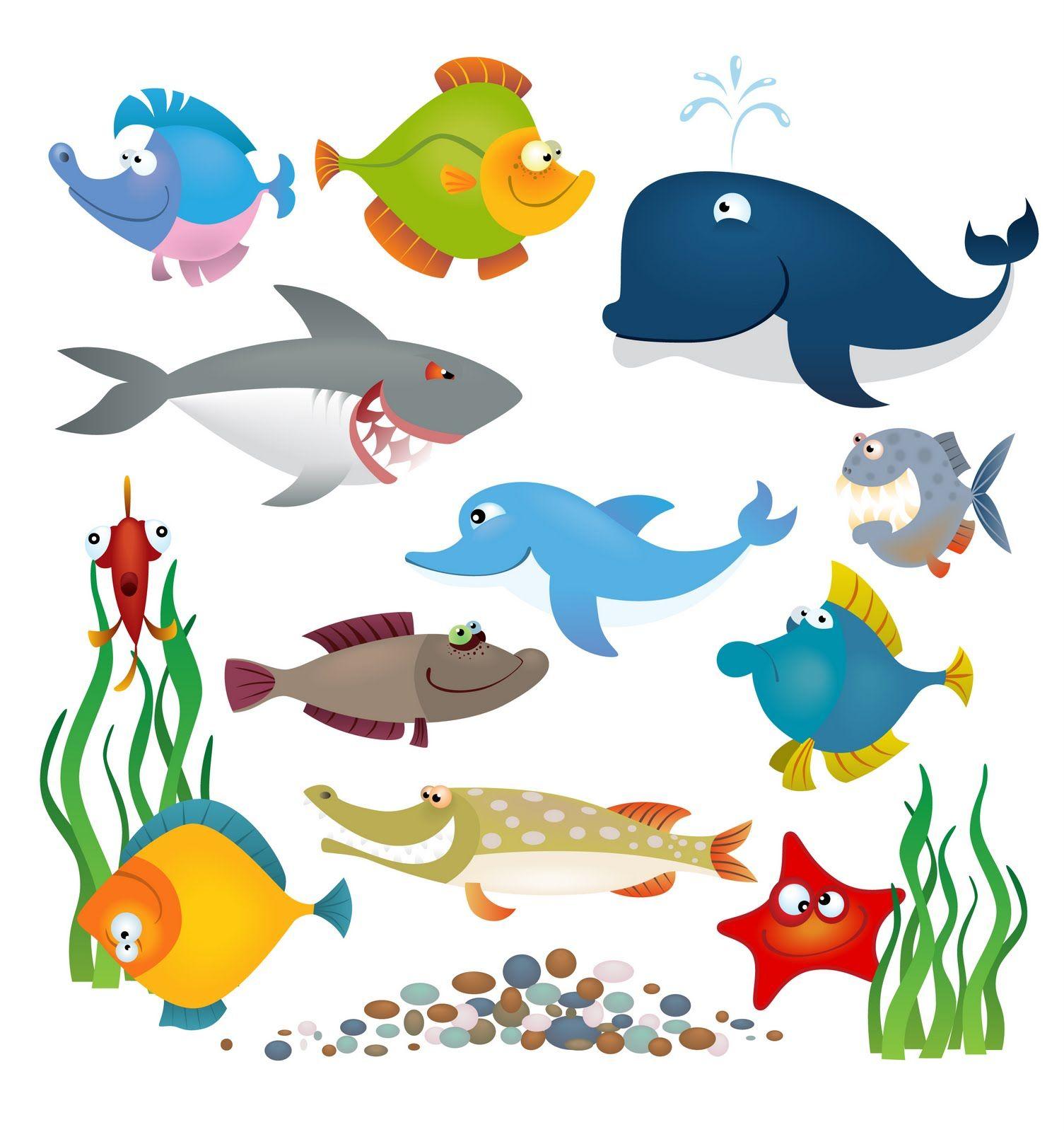 1505x1600 Cute Cartoon Sea Animals Wallpaper, Background