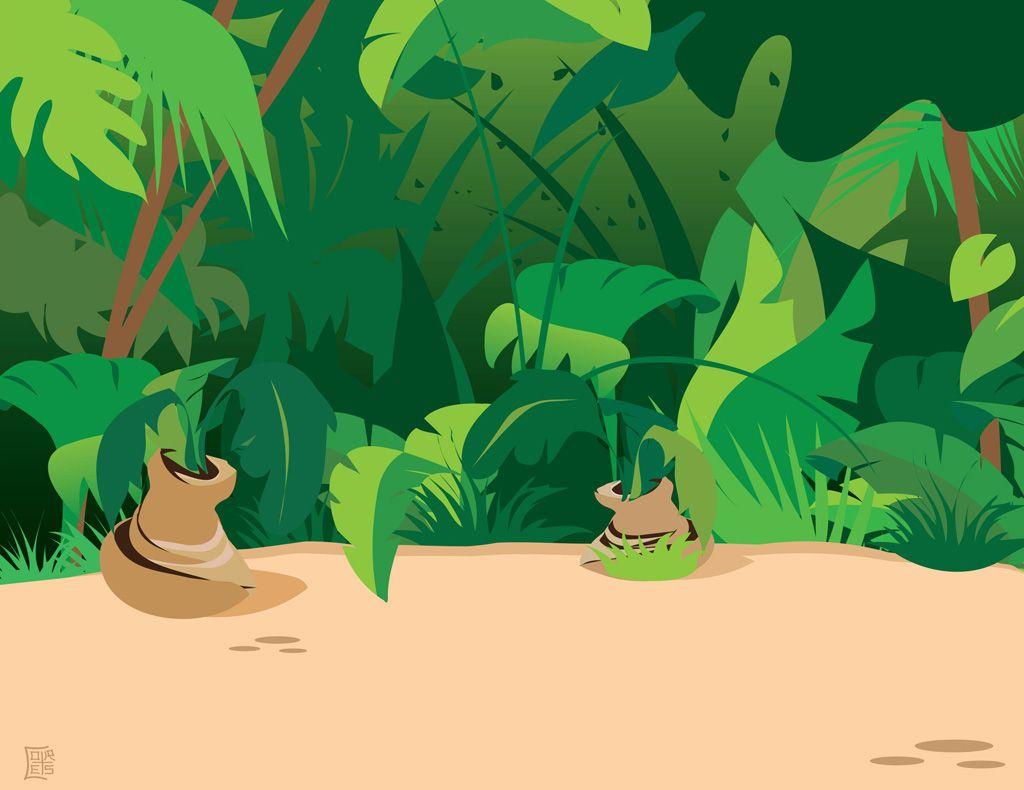 1024x790 Safari Animal Cartoon Jungle Plants 203482 Wallpaper wallpaper