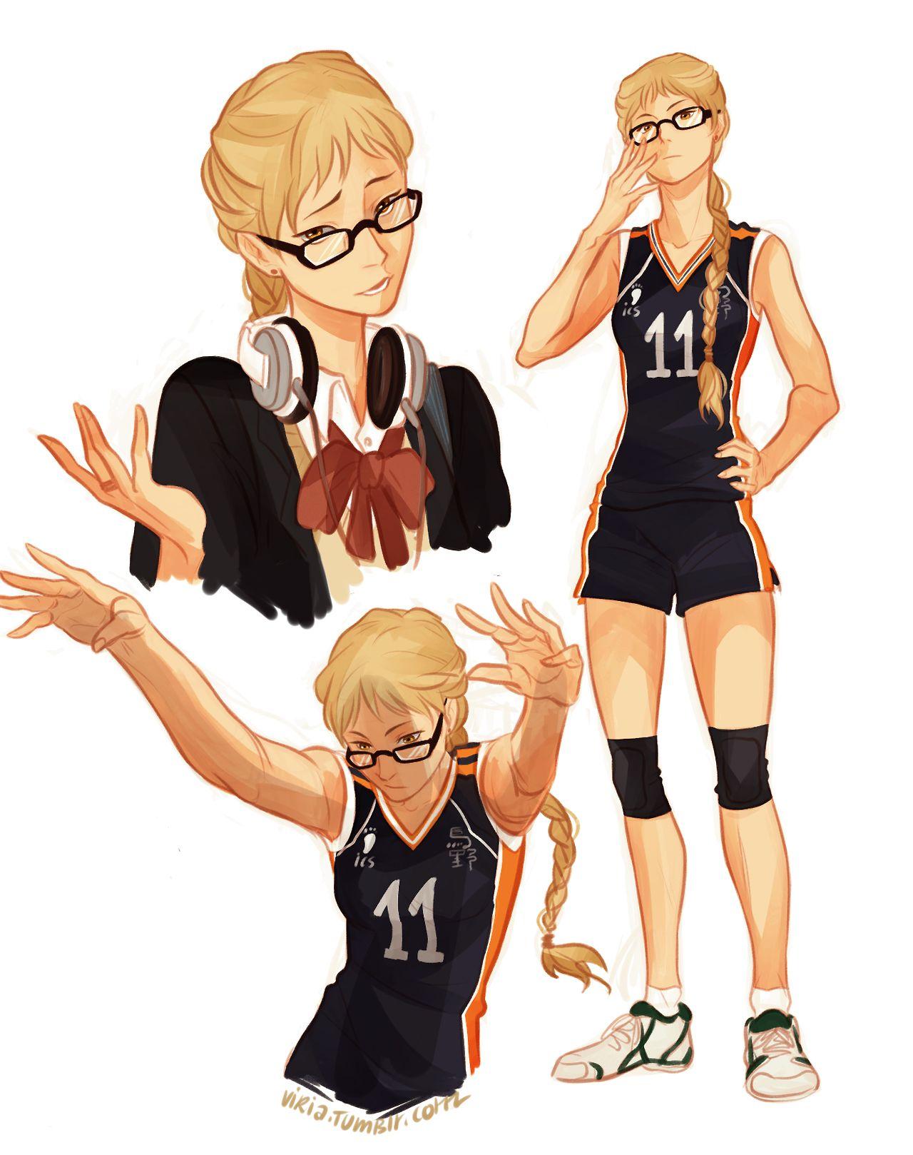1280x1618 Tsukishima Kei!! Anime Image Board
