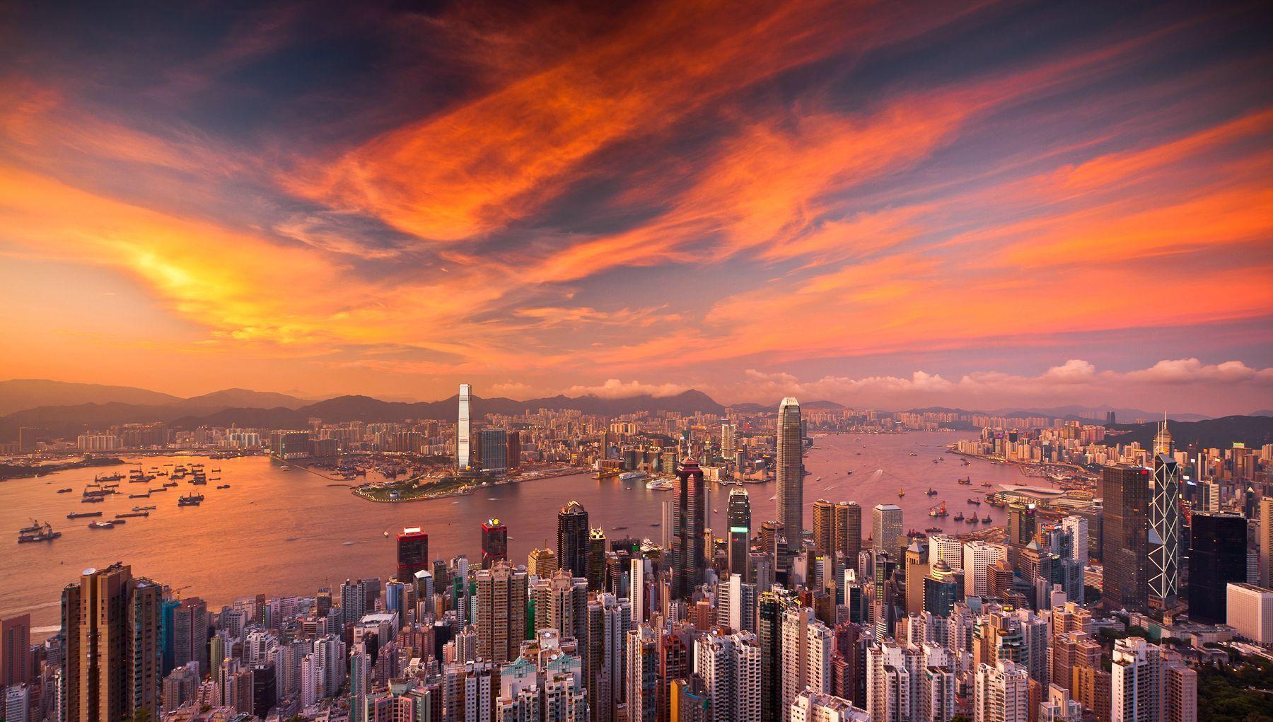 Hong Kong Skyline Wallpapers Top Free Hong Kong Skyline Backgrounds