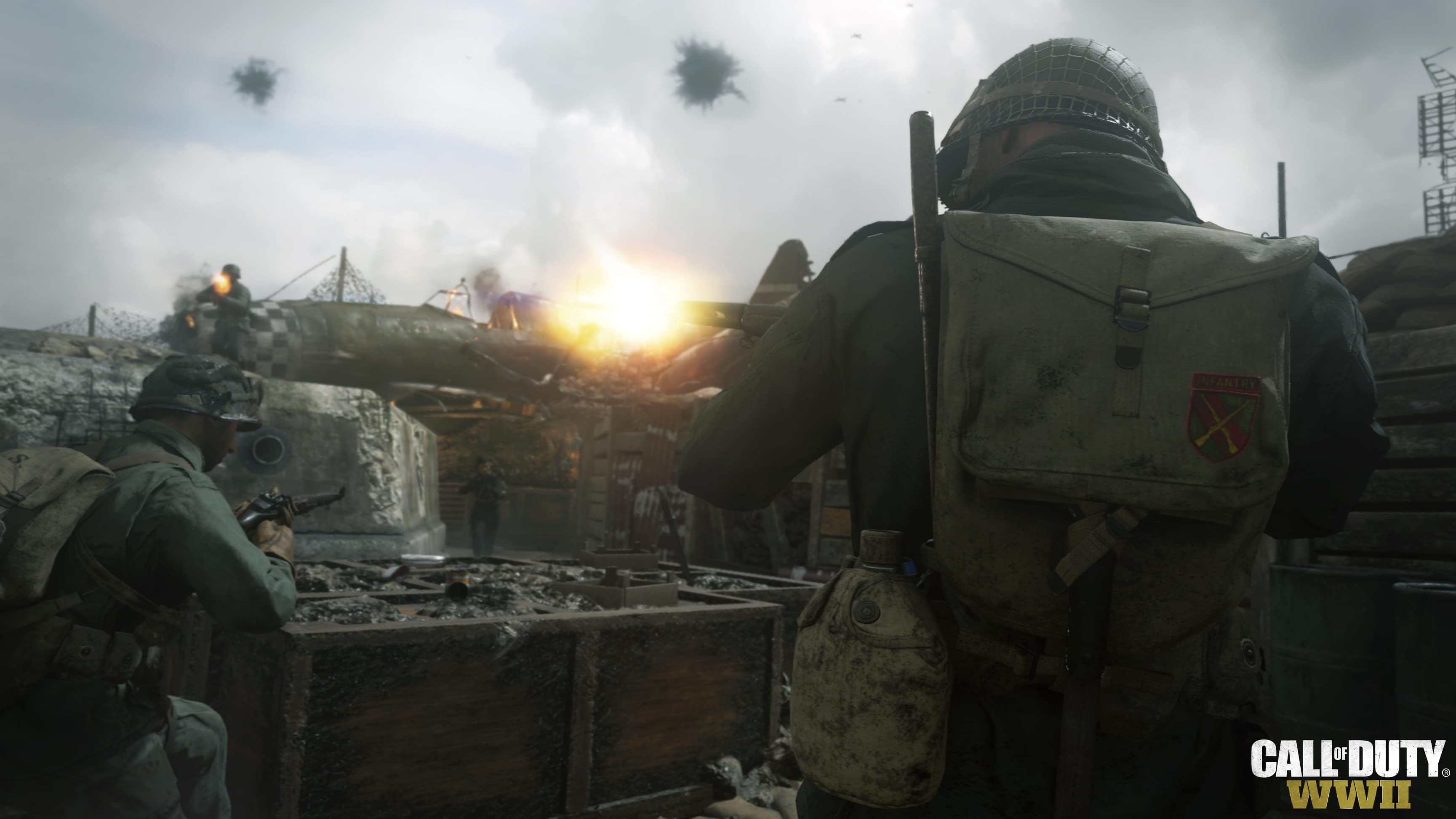 3458x1945 Call Of Duty: WWII Wallpaper