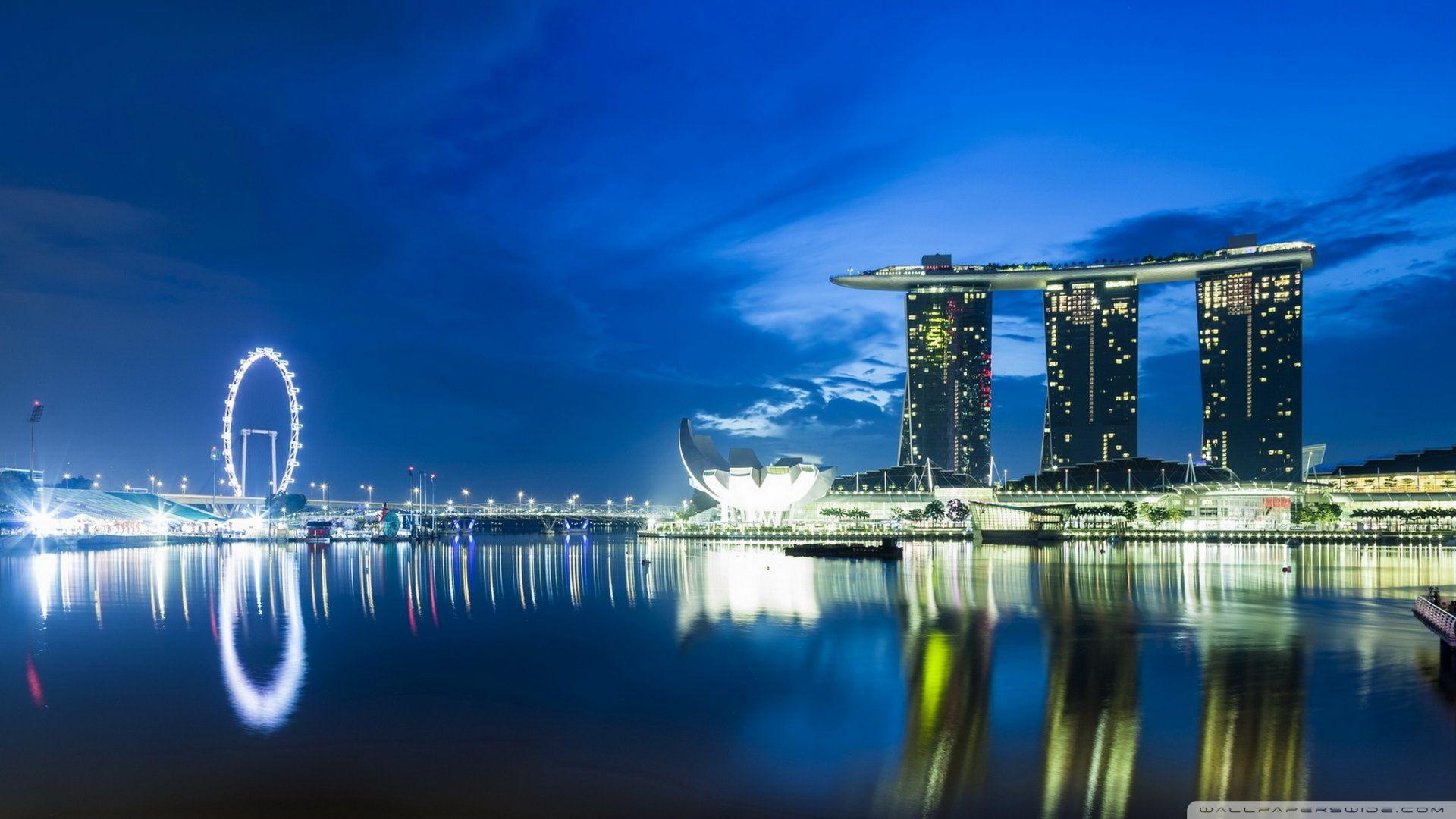 1920x1080 Singapore Skyline ❤ 4K HD Desktop Wallpaper for 4K Ultra HD TV