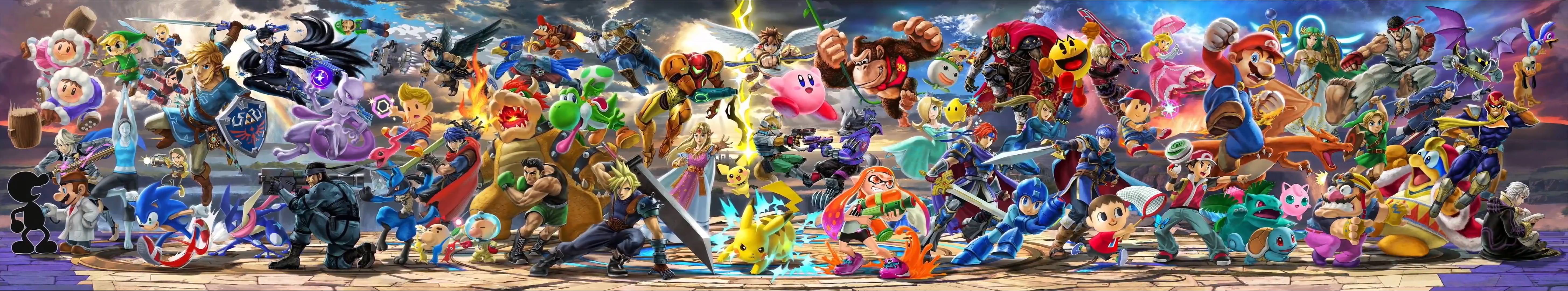 5822x1082 Super Smash Bros. Ultimate HD Wallpaper