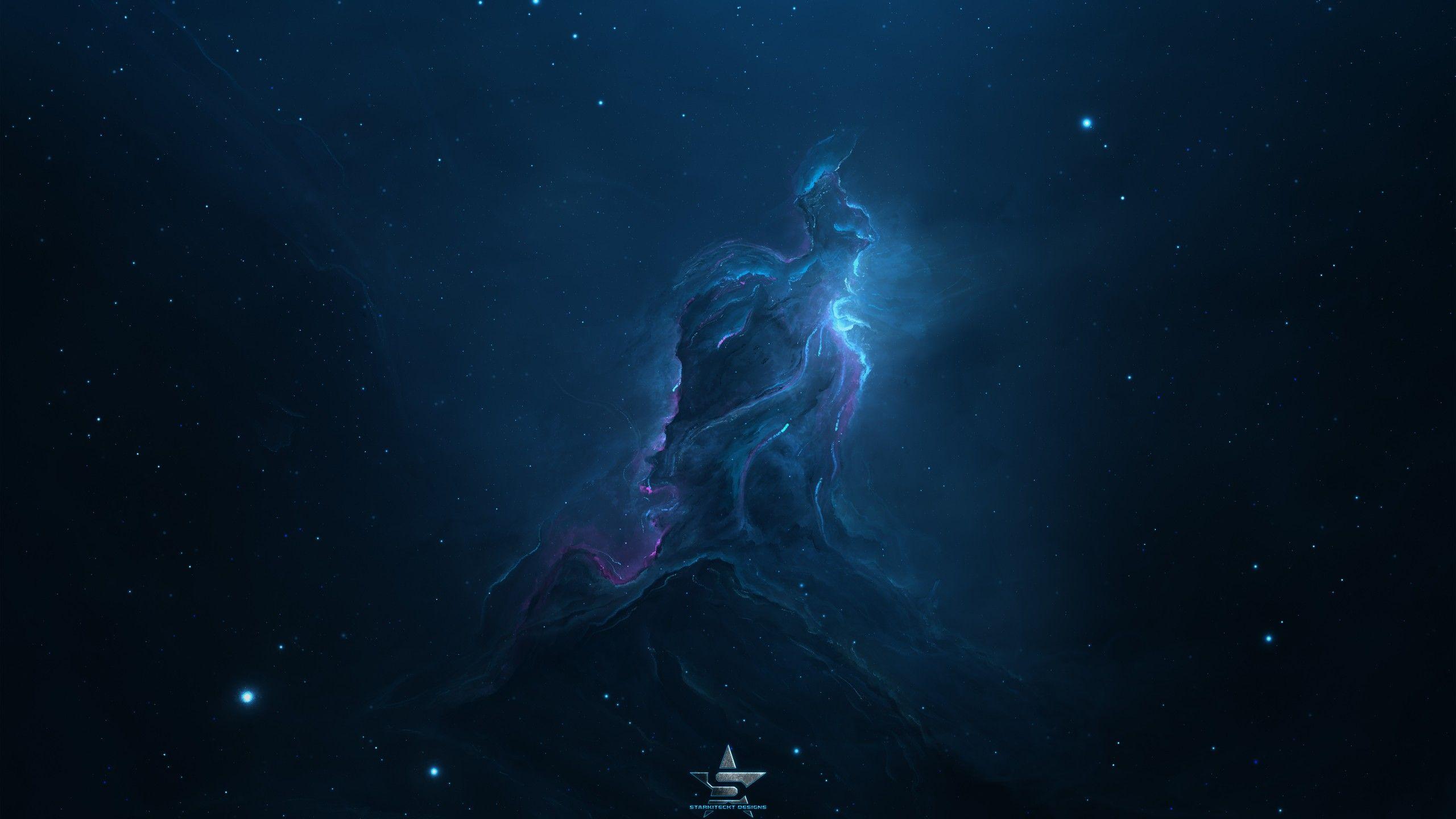 2560x1440 Wallpaper Atlantis Nebula, 4K, 8K, Space