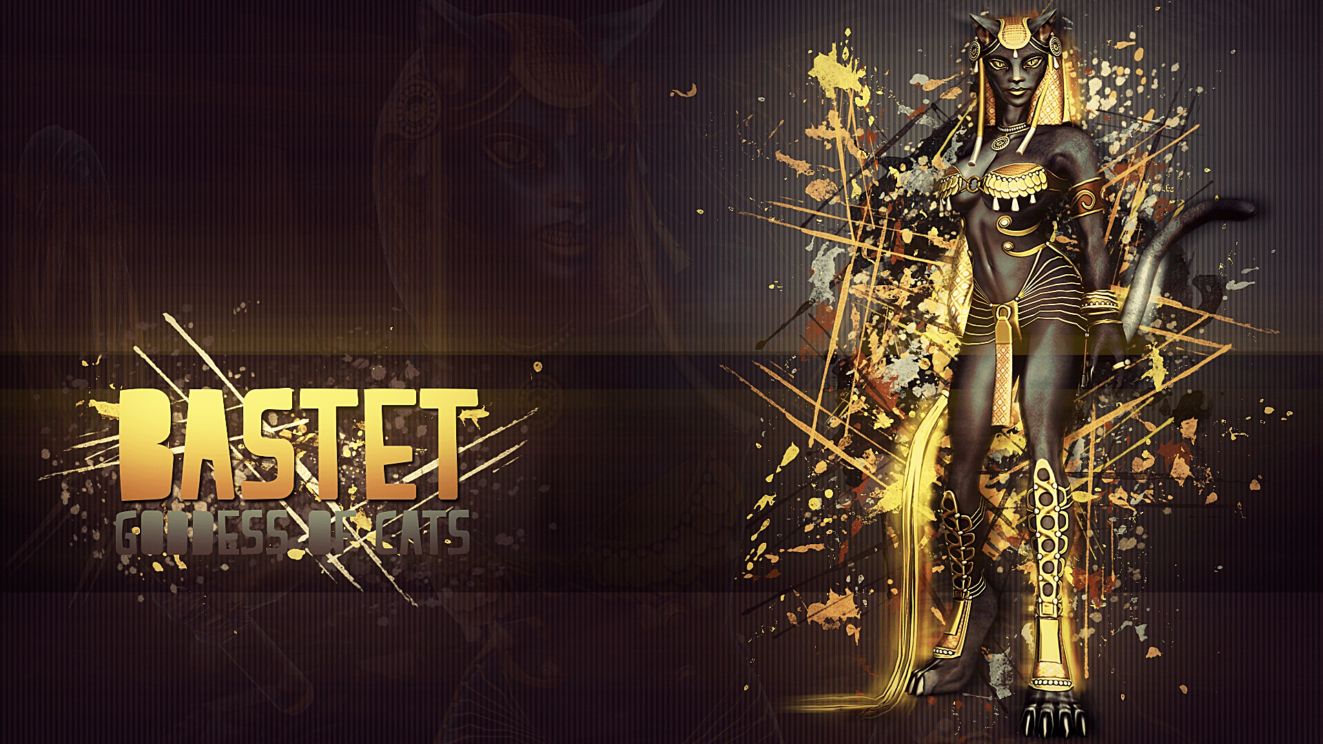 1920x1080 Bastet, Goddess of Cats