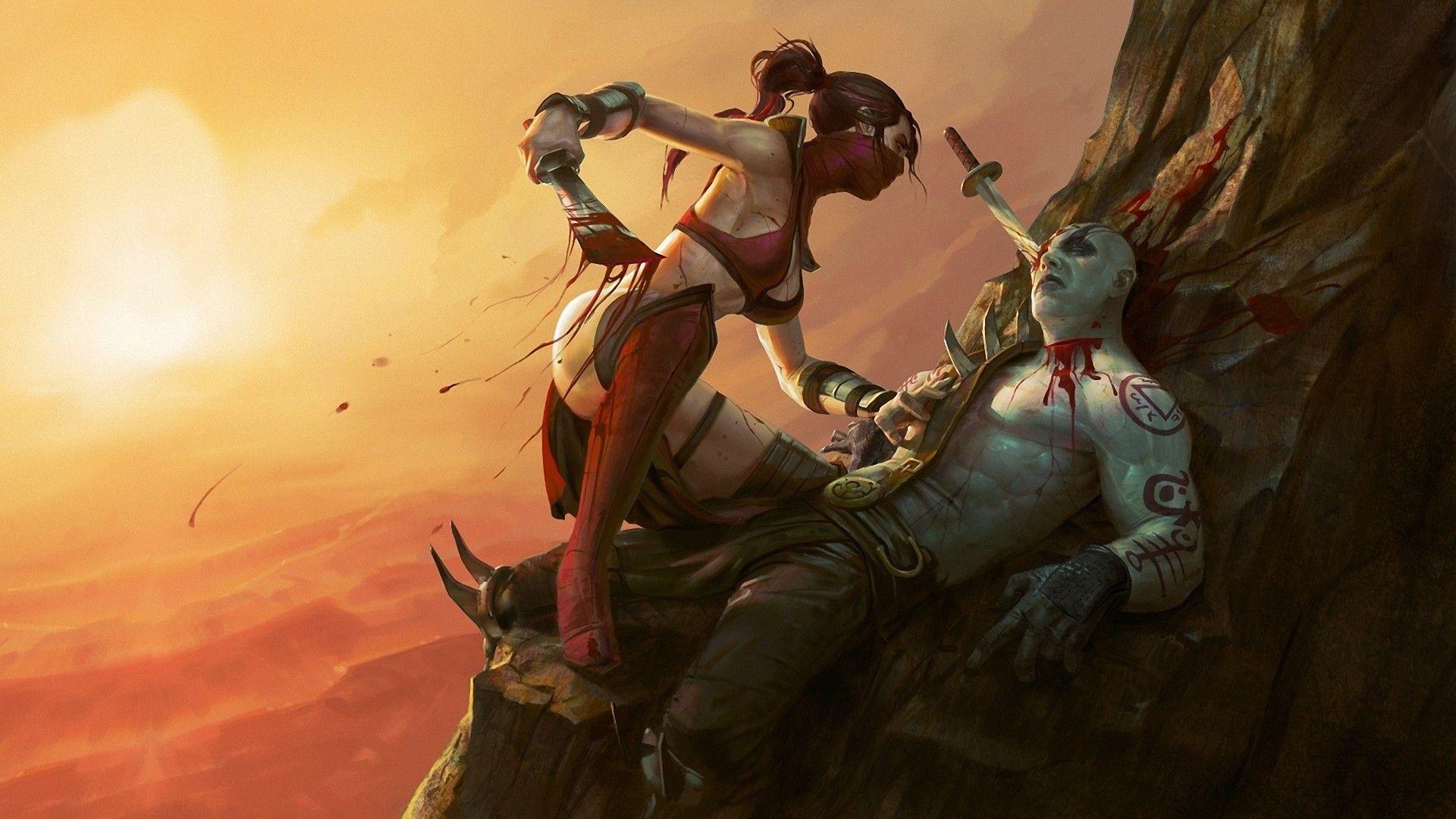 1920x1080 Skarlet Mortal Kombat Wallpaper