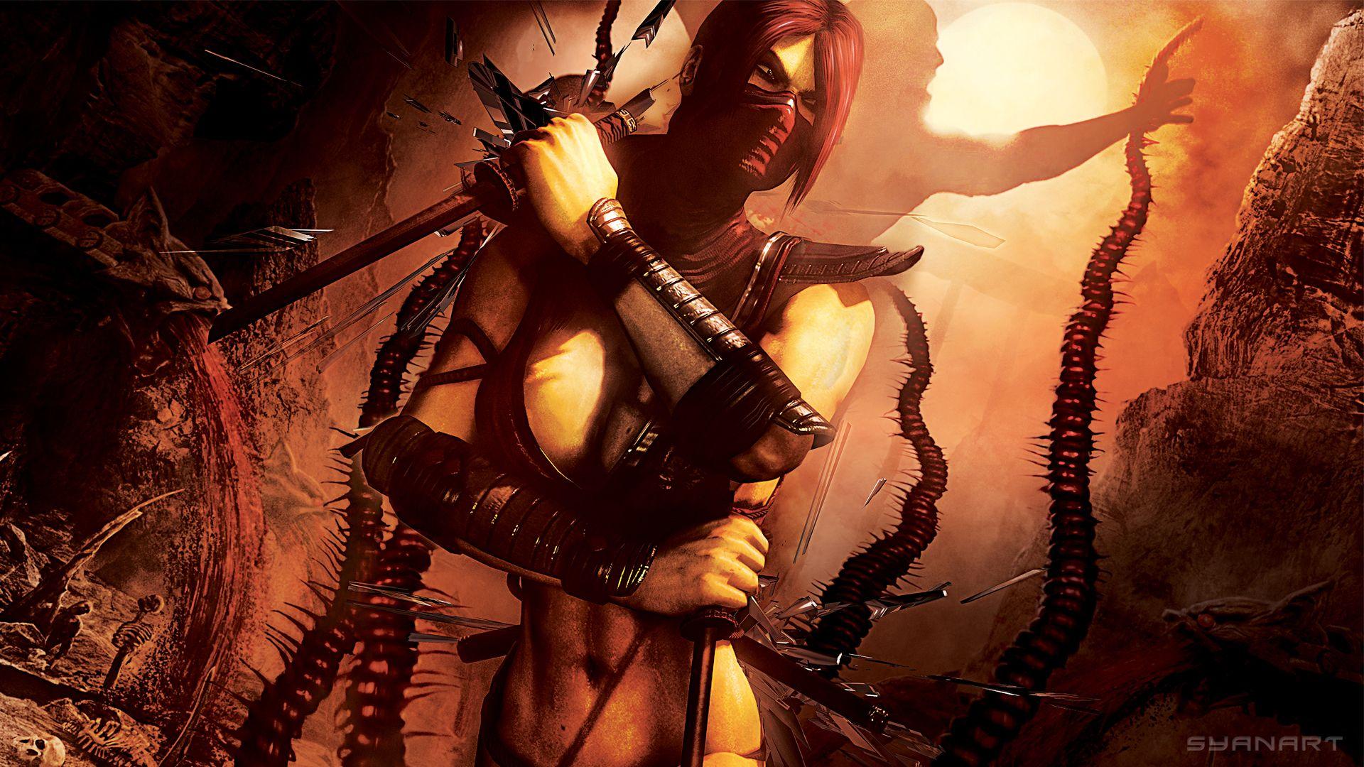 1920x1080 Mortal Kombat 9 Skarlet Wallpaper SyanArt Station
