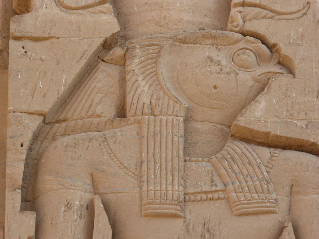 1024x768 Horus, Temple of Isis, Philae. The temple of the goddess Is