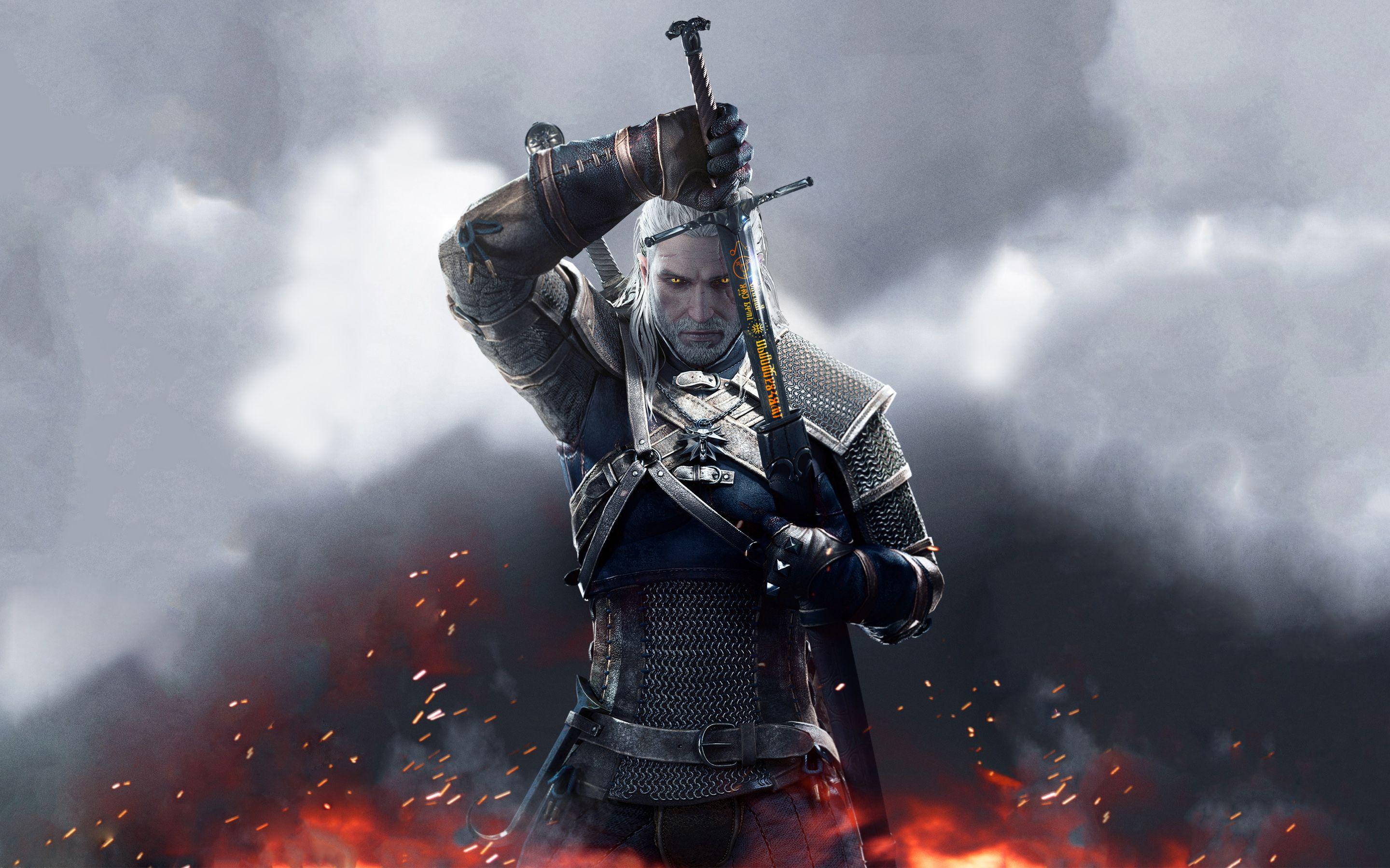 2880x1800 Free download The Witcher 3 Wild Hunt Sword of Destiny Wallpaper