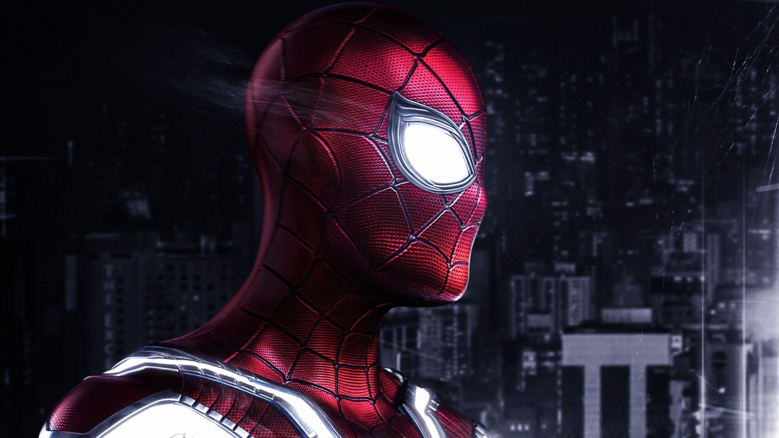 2560x1440 Wallpaper Marvel's Spider Man, Iron Spider, Artwork, 4K, Games