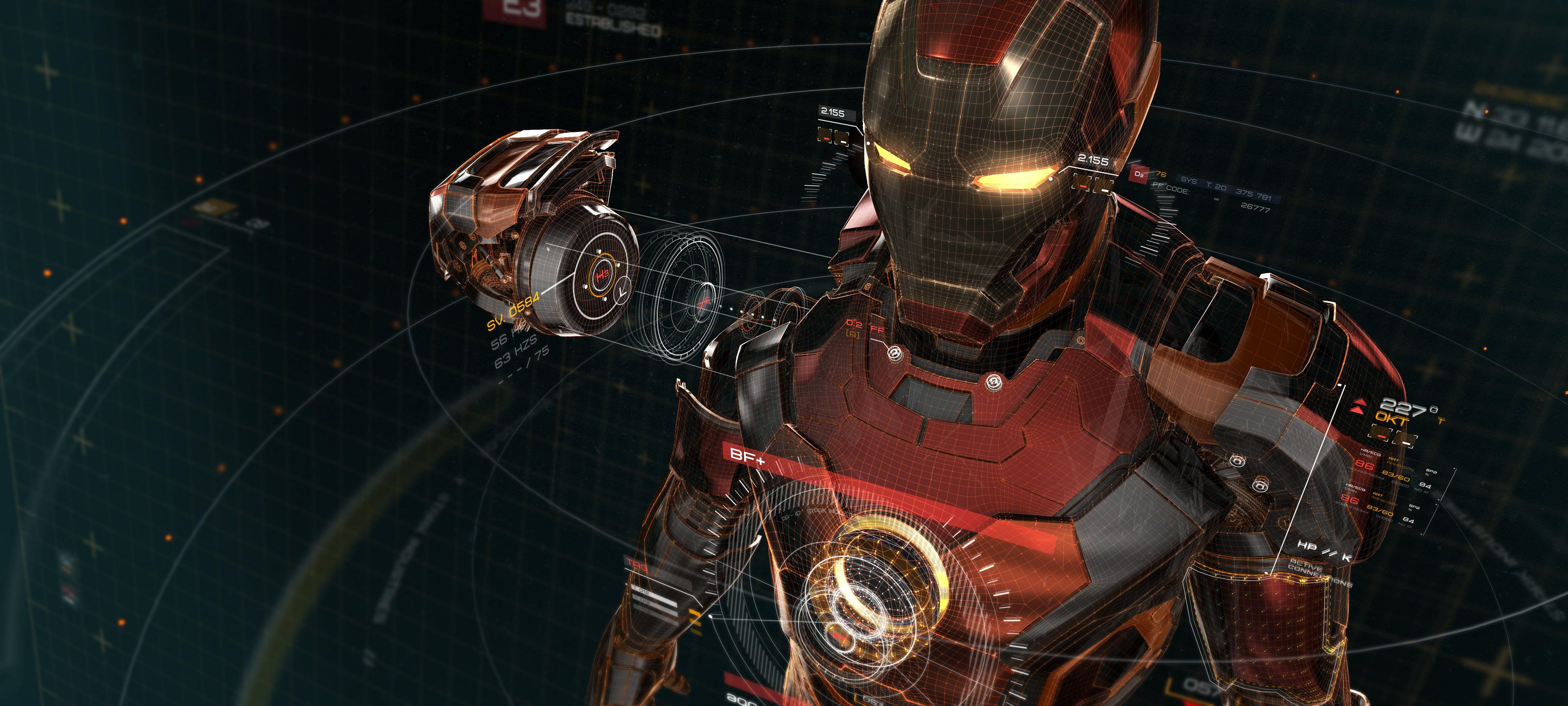 4800x2160 Iron Man digital wallpaper HD wallpaper