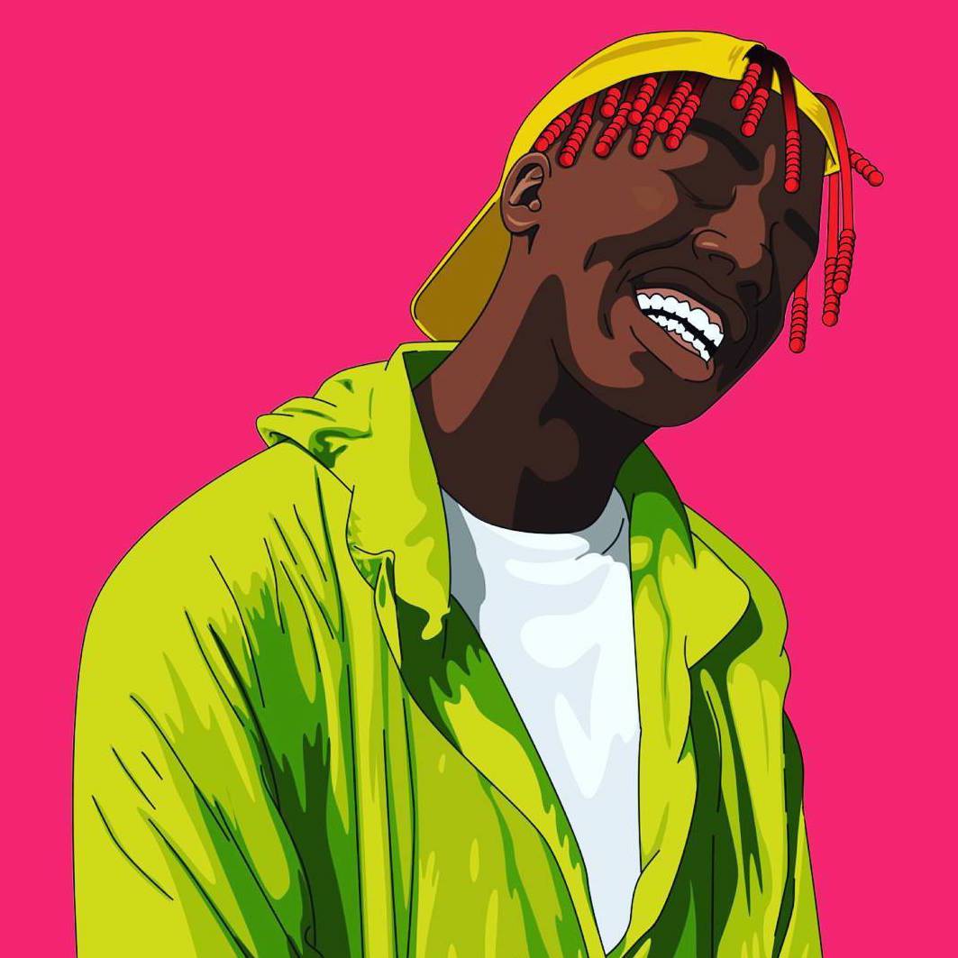 1063x1063 Lil Yachty Cartoon Wallpaper