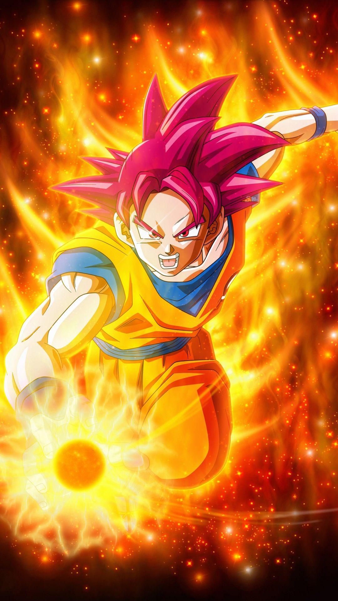 1080x1920 Super Saiyan Goku Dragon Ball Super Super 4K iPhone 6 / 6S Plus