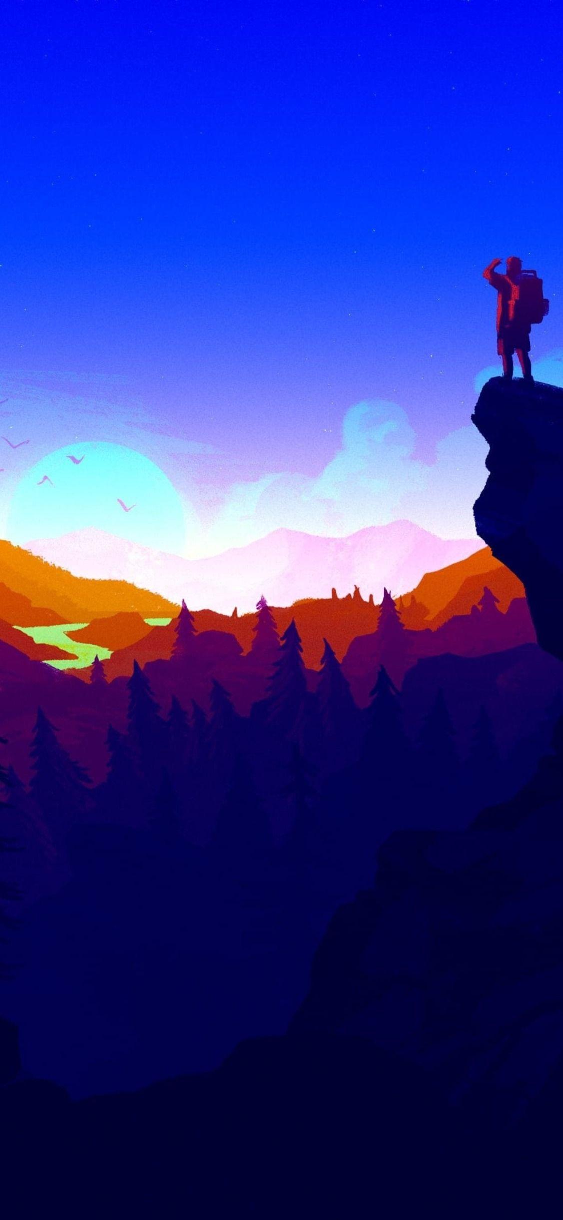 1125x2436 Firewatch 4k iPhone X, iphone 10 HD 4k Wallpaper, Image