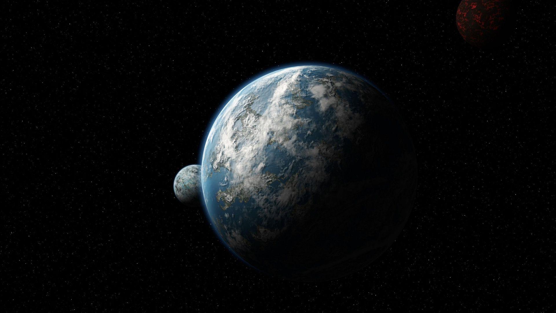 1920x1080 Free download Second Earth Sci Fi 4K Ultra HD Desktop Wallpaper