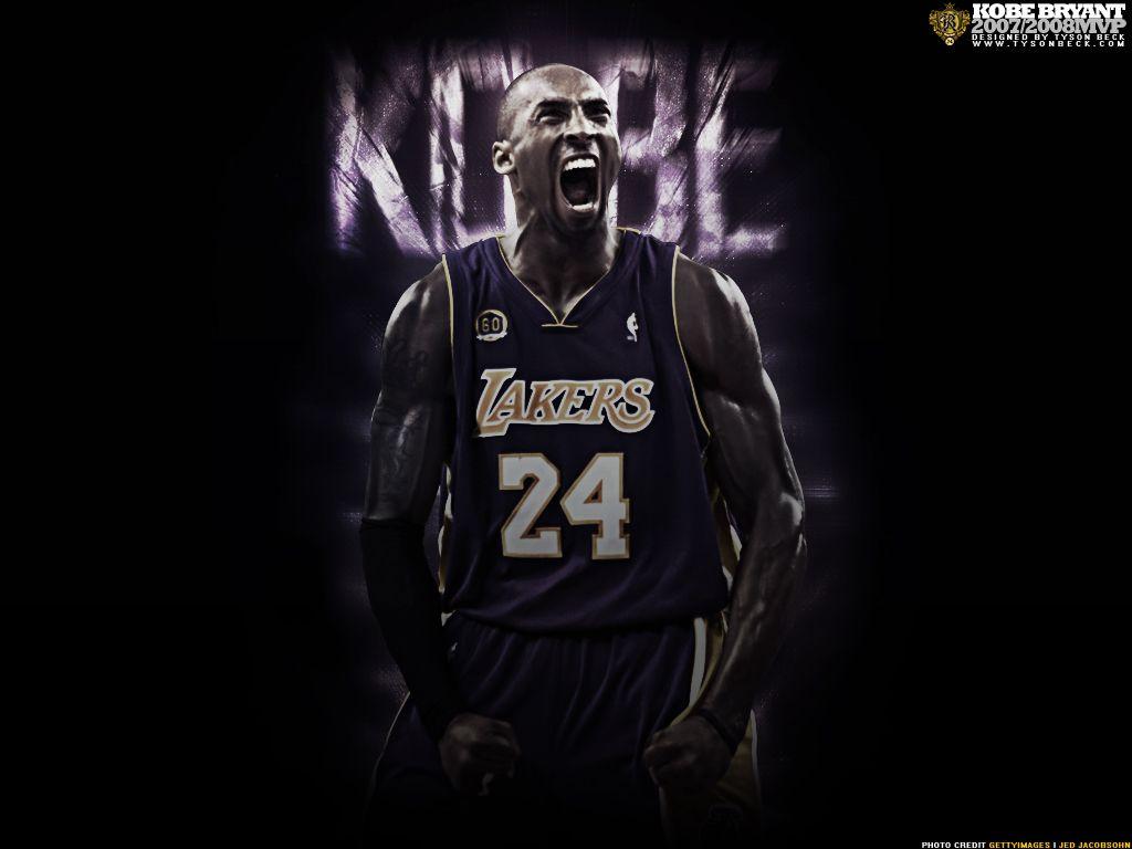 1024x768 Kobe Bryant Los Angeles Lakers hình nền 8
