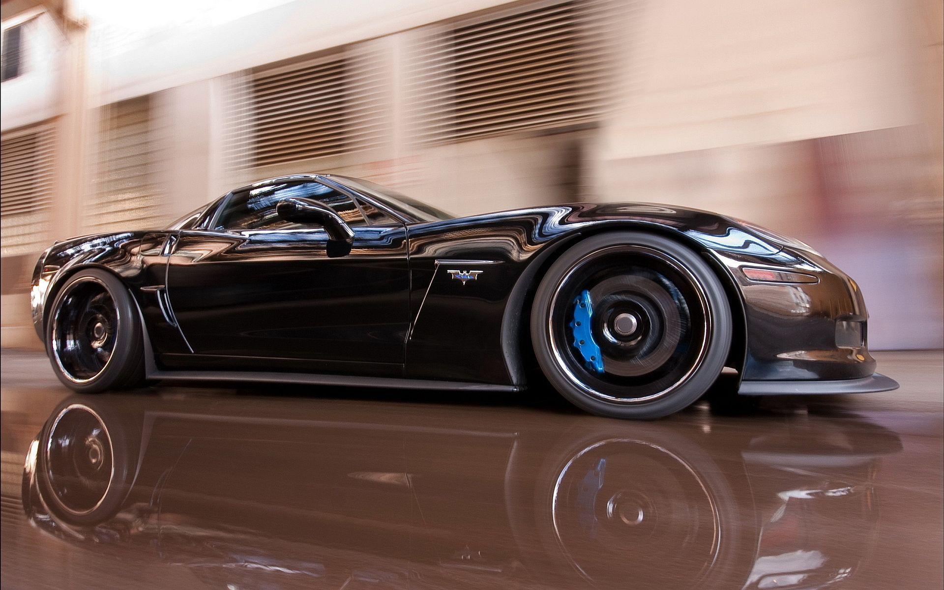 1920x1200 corvette batman style. Cars HD Wallpaper