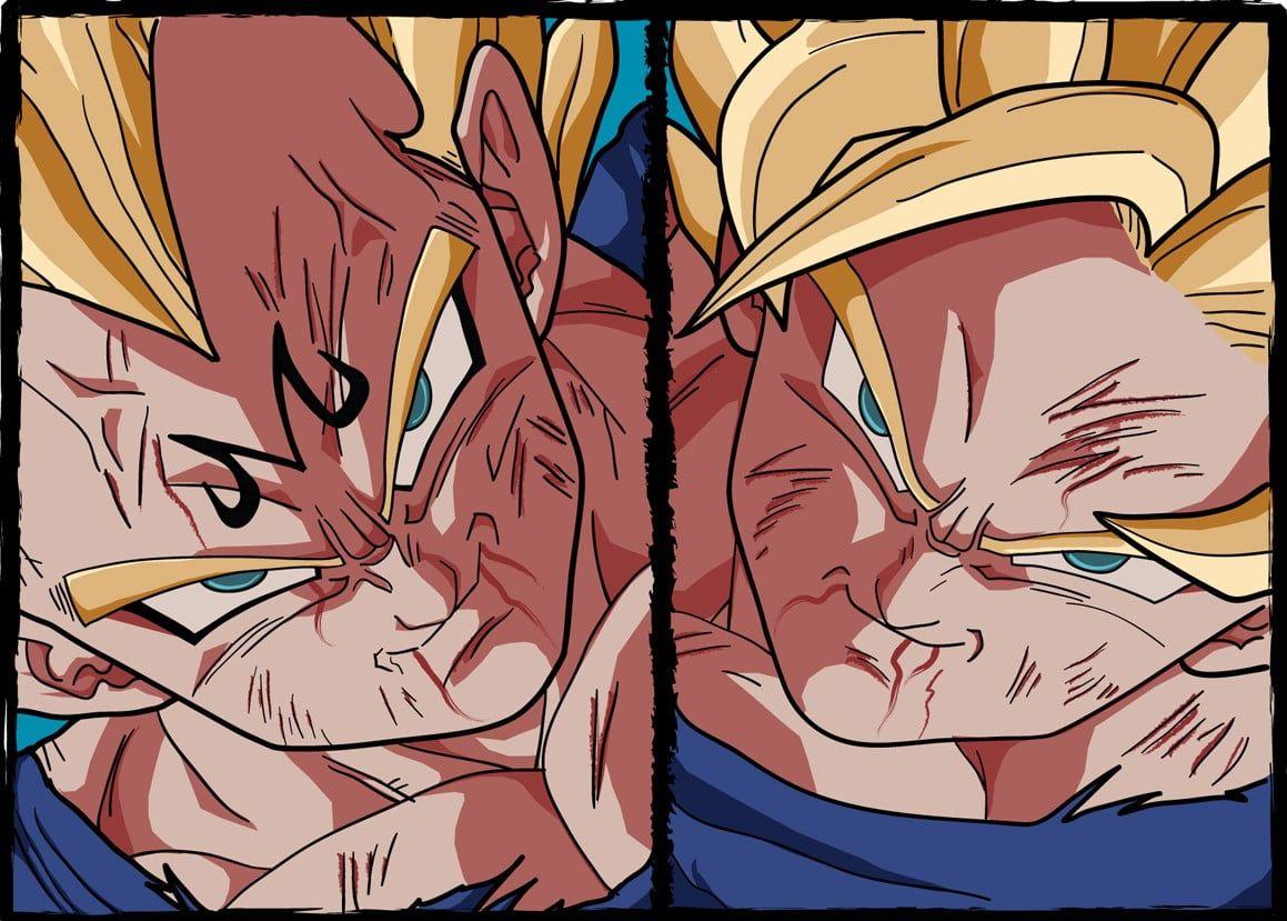 1159x829 Son Goku collage illustration, Dragon Ball, Dragon Ball Z, Son