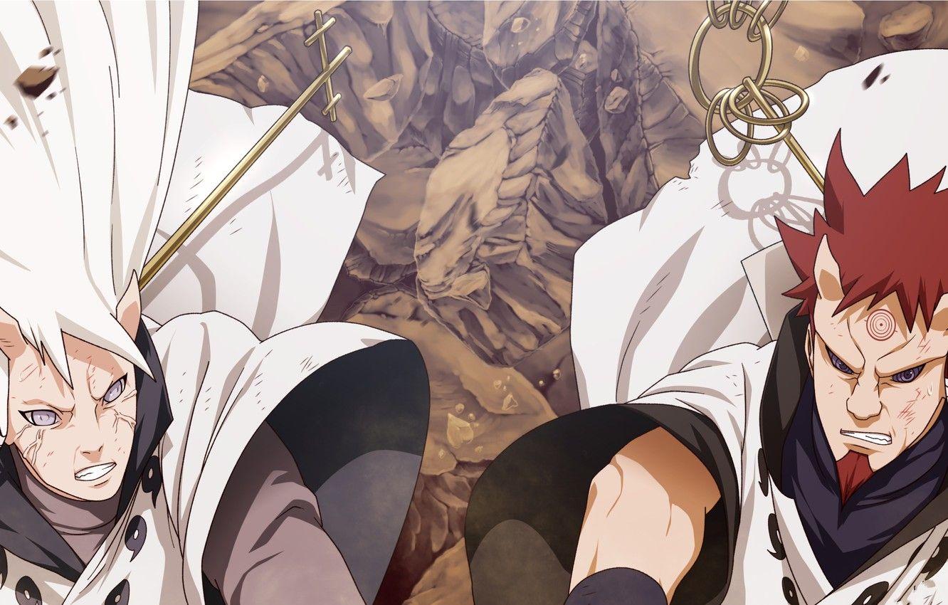 1332x850 Wallpaper naruto, brothers, manga, hamura, hagoromo, ootsutsuki