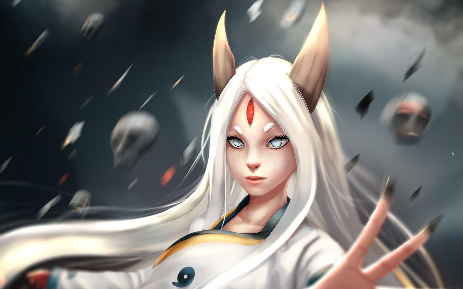 1920x1200 Download wallpaper Kaguya Otsutsuki, manga, princess, Hagoromo