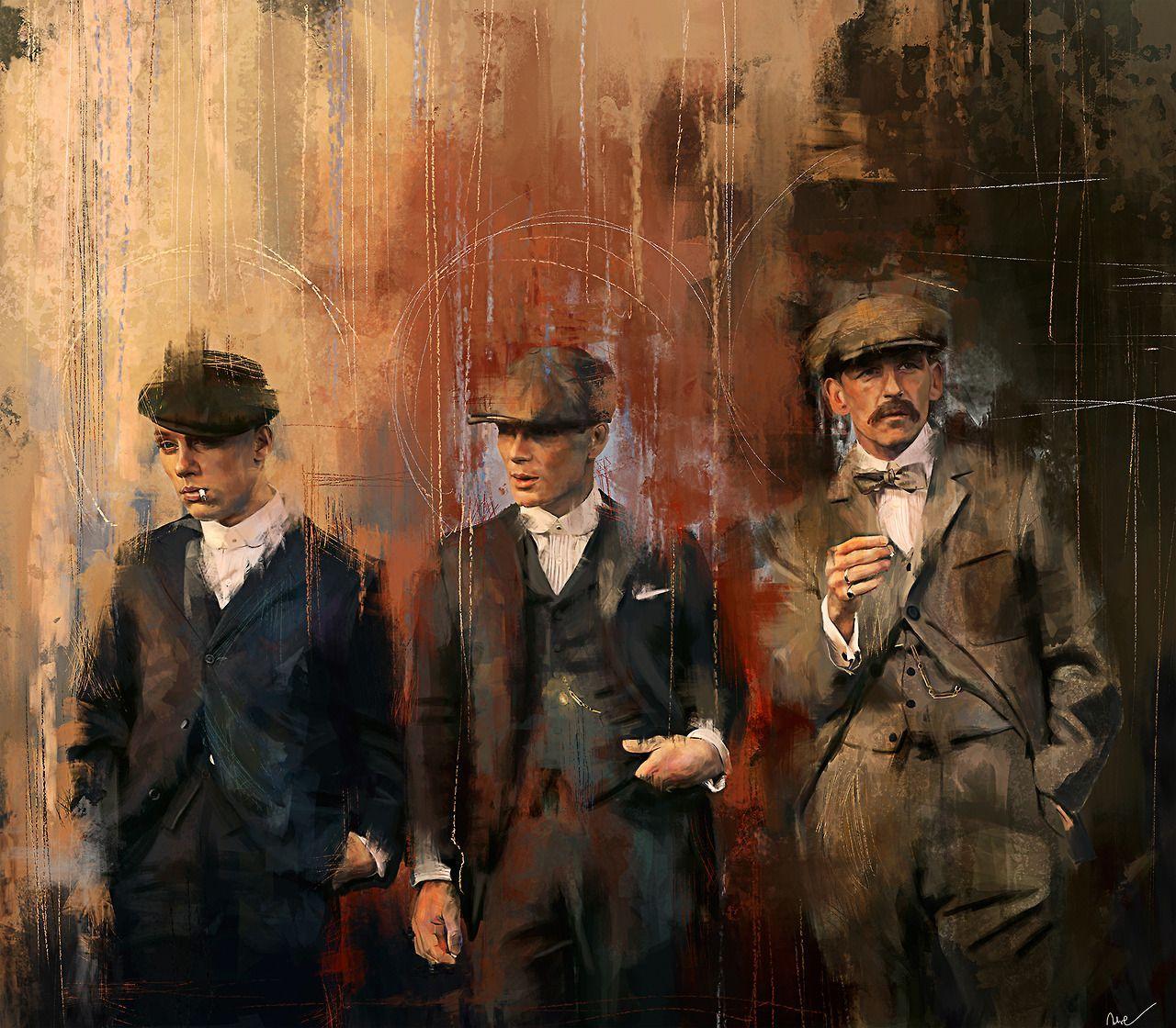 1280x1120 Peaky Blinders // John, Thomas & Arthur Shelby. Peaky blinders