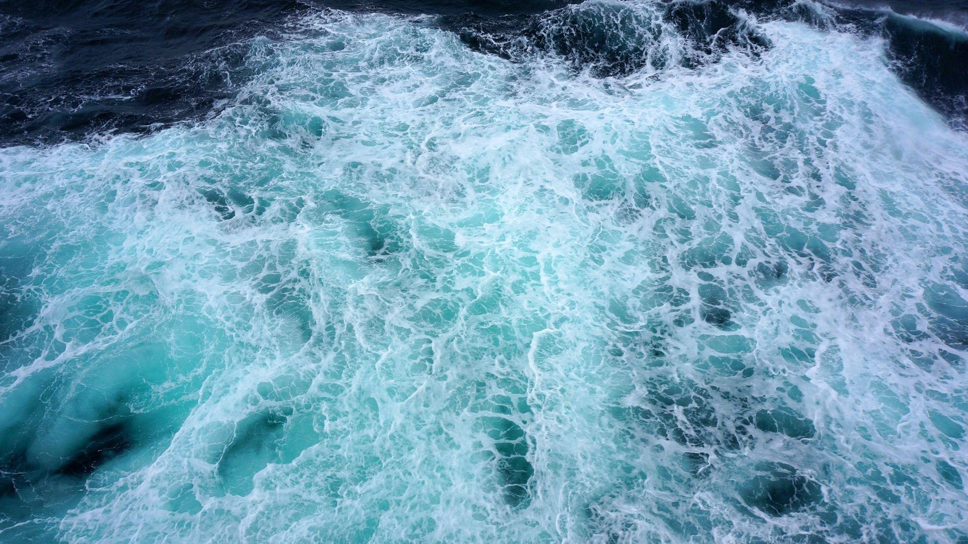 1920x1080 Download 1920x1080 HD Wallpaper sea foam top view, Desktop