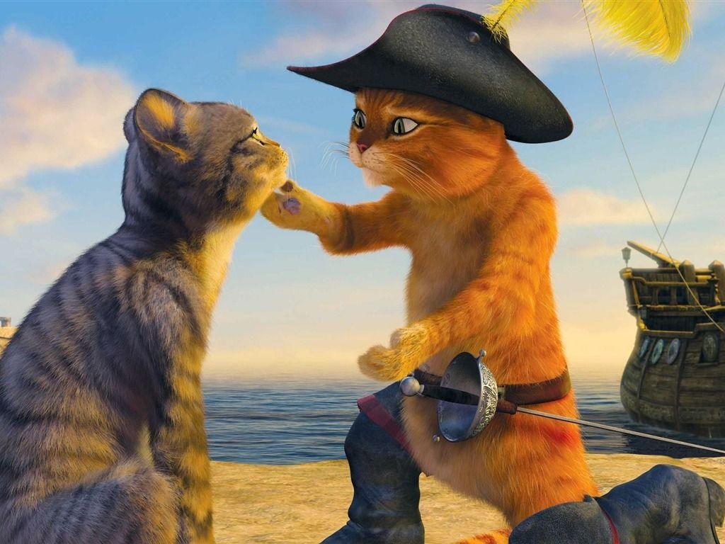1024x768 Puss in Boots HD wallpaper Wallpaper Download